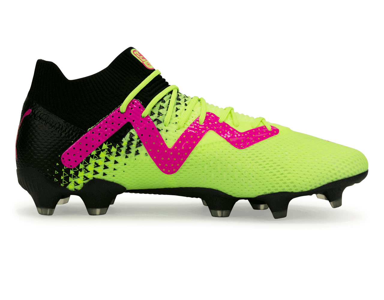 PUMA Men's Future Ultimate Tricks FG/AG Black/Yellow、mySite、noshort