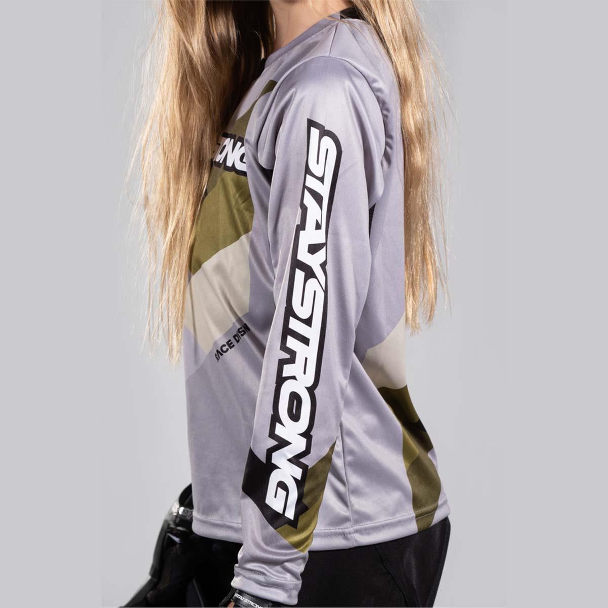  Stay Strong Youth Chevron Race Jersey - Grey、mySite、merchandisen