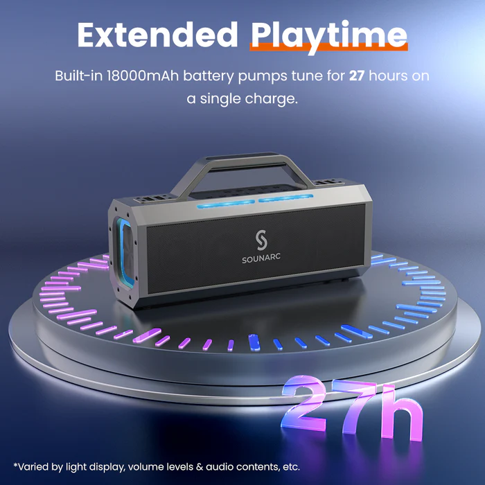 Sounarc K1 150W Portable Wireless Bluetooth Karaoke Speaker、mySite、fannypackpong