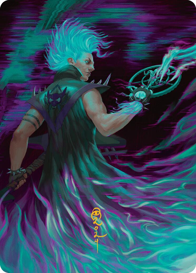 Winter, Cursed Rider Art Card (Gold-Stamped Signature) Aetherdrift Art Series、mySite、waistdrama