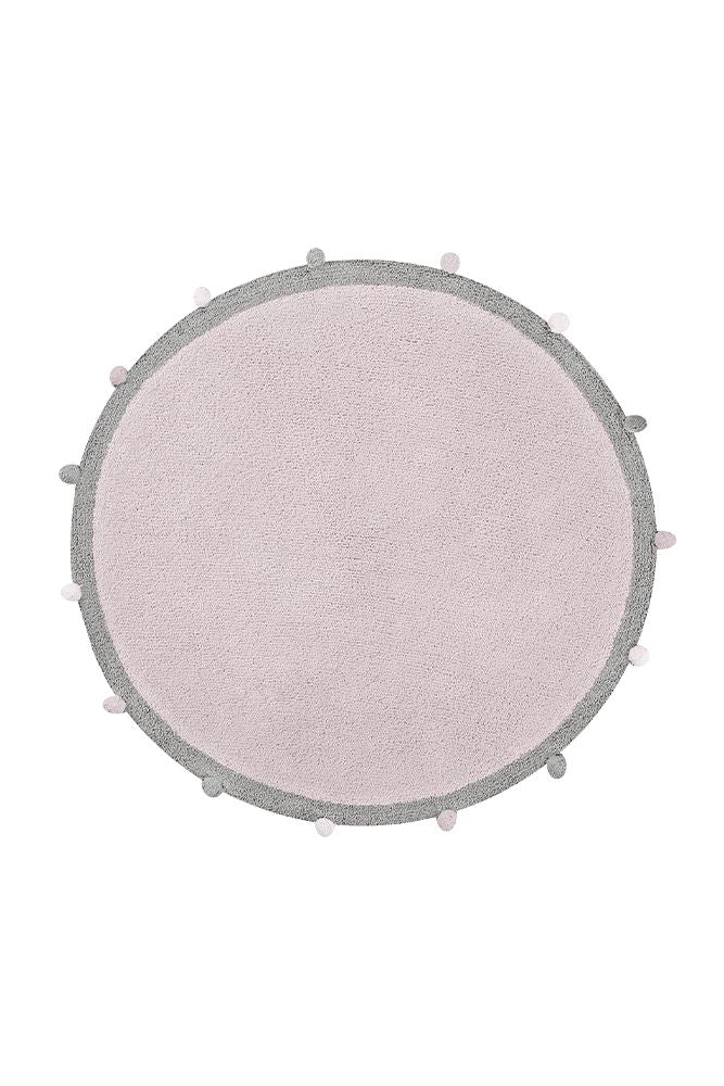 WASHABLE ROUND RUG BUBBLY PINK - GREY、mySite、gigharbornorthrealestate