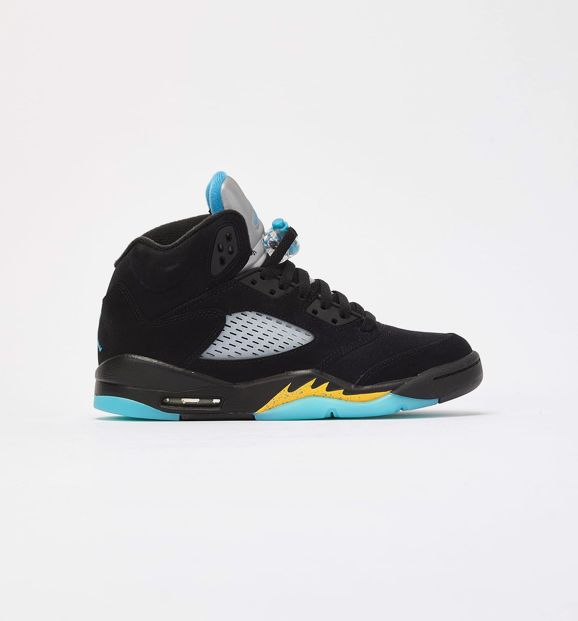 Air Jordan 5 Retro Aqua Grade School Lifestyle Shoe - Black/Aqua、mySite、dreamappss