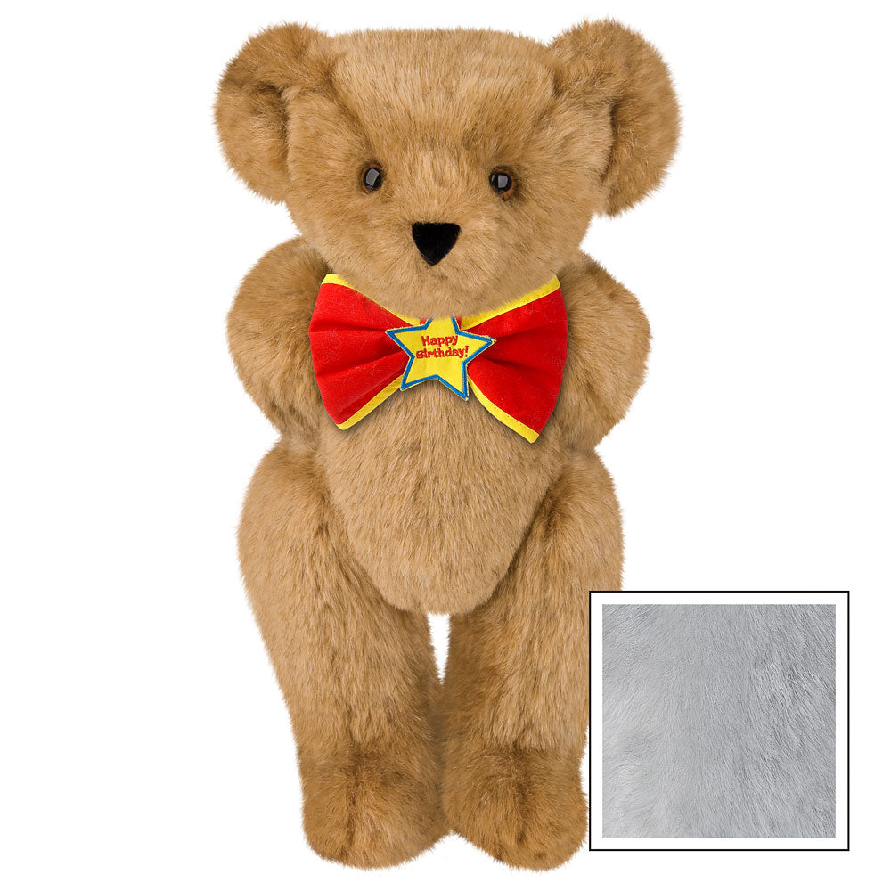 15 In. Happy Birthday Bow Tie Bear、mySite、pszhyizbm