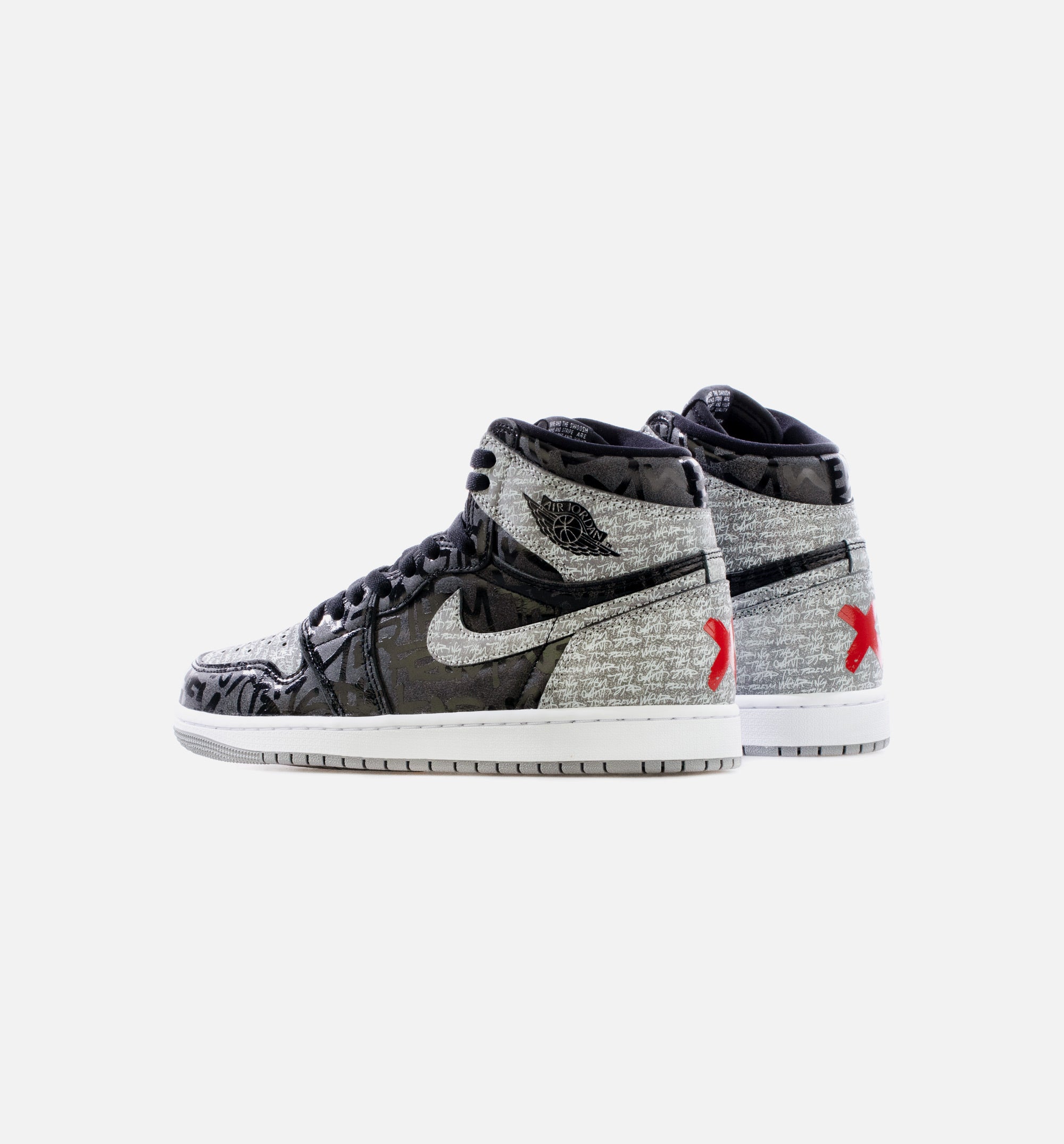 Air Jordan 1 OG Rebellionaire Mens Lifestyle Shoe - Black/Silver Limit One Per Customer、mySite、dreamappss