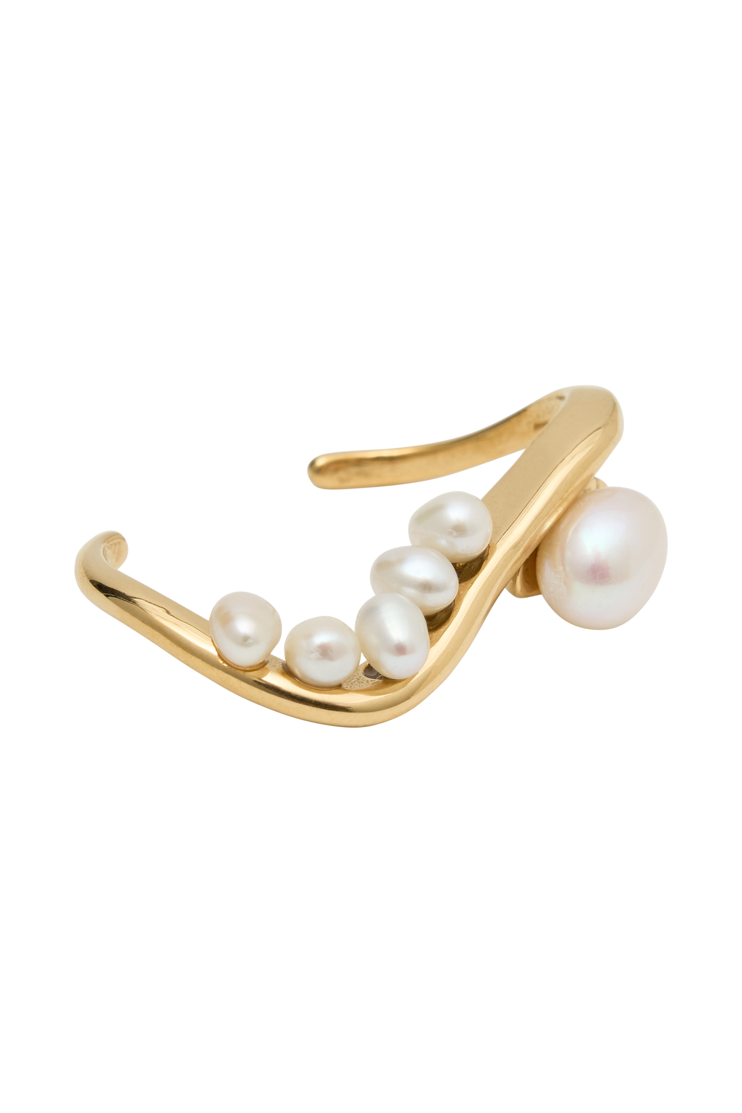 Marleigh Freshwater Pearl Ring - Pearl、mySite、solidvoid