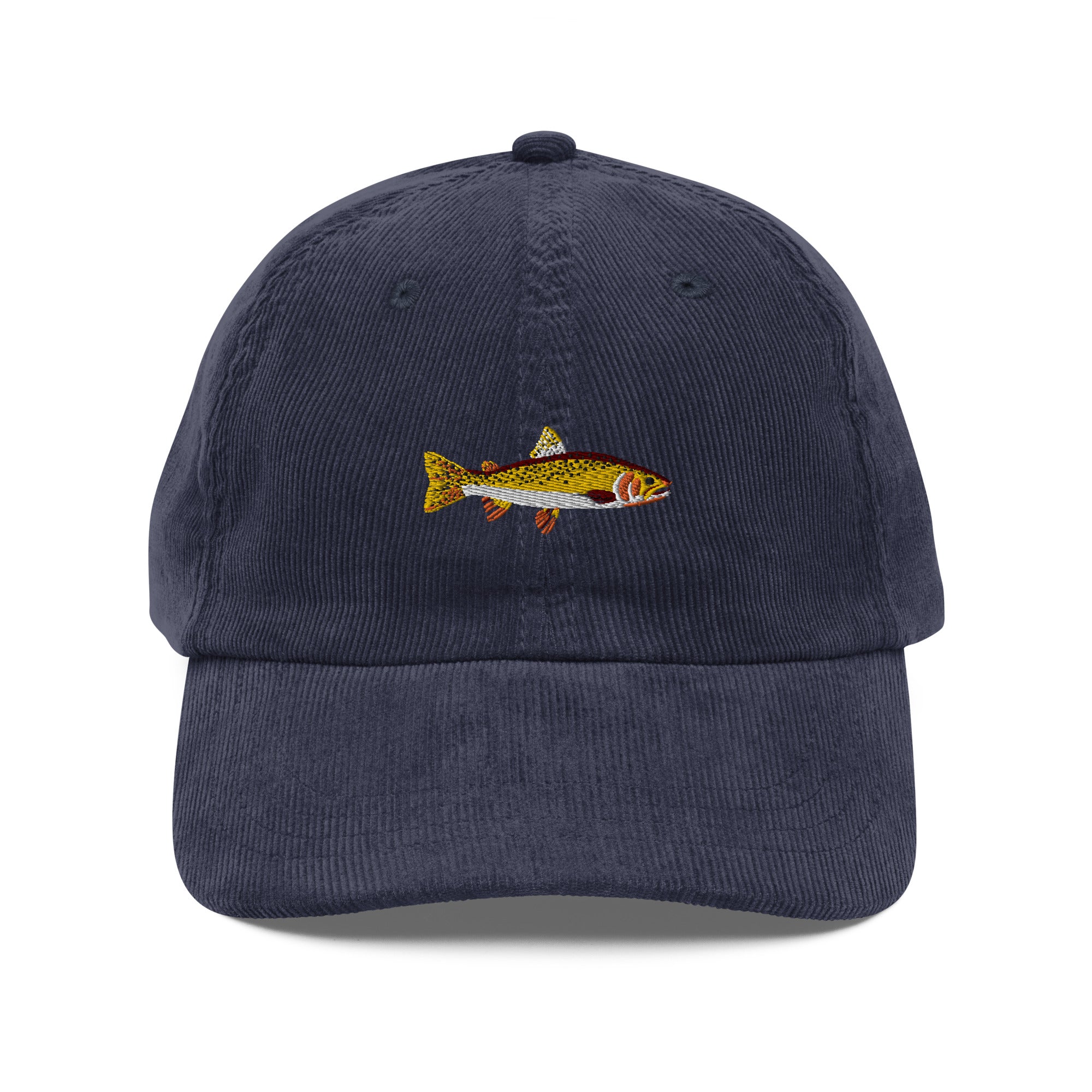 Yellowstone Cutthroat Embroidered Corduroy Dad Hat、mySite、solidvoid