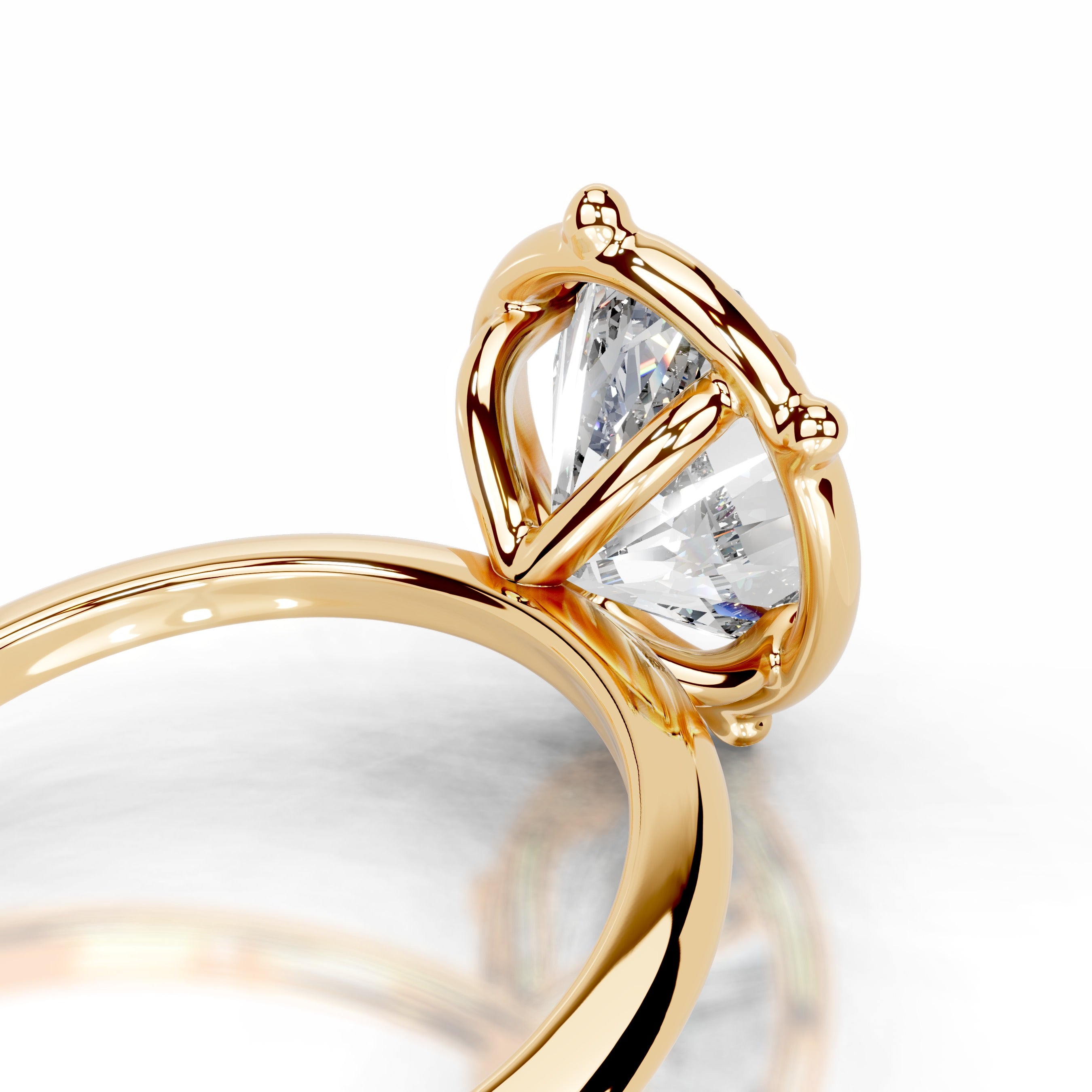 Rooted in Love Lab Grown Diamond Ring - 18K Yellow Gold、mySite、hinf8tx79