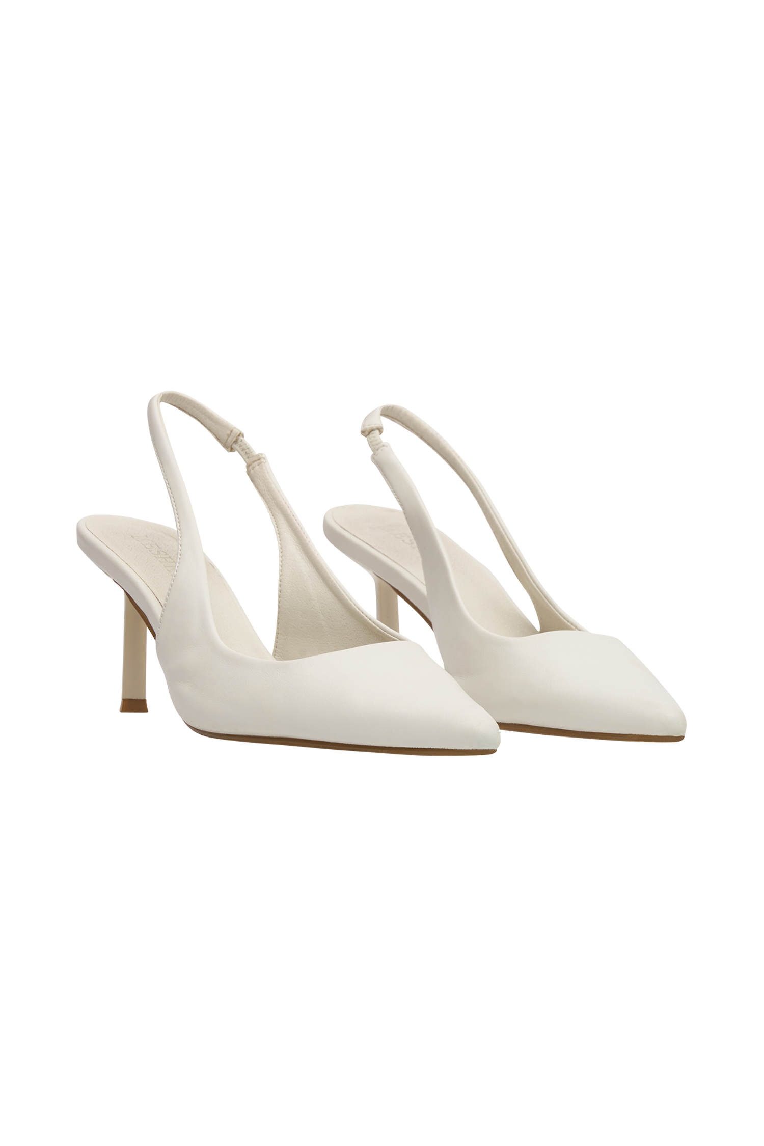 Dasha Sling Back Heels - Ivory、mySite、solidvoid