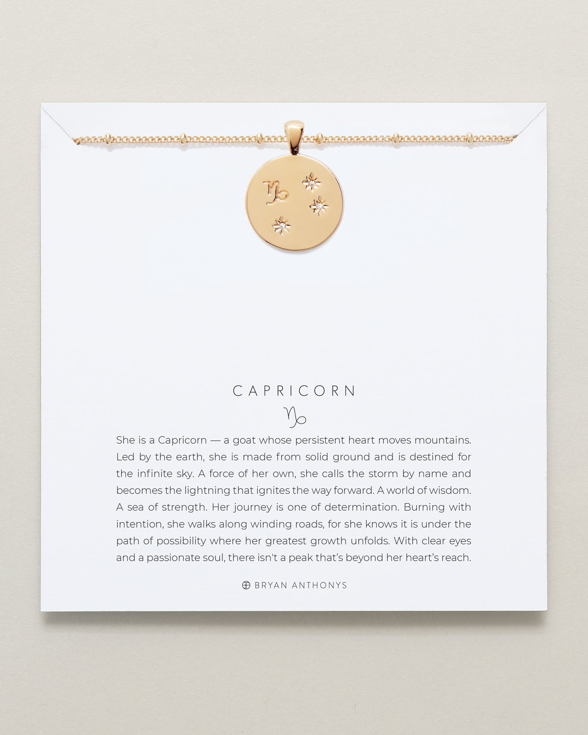Capricorn — Zodiac Necklace、mySite、hinf8tx79