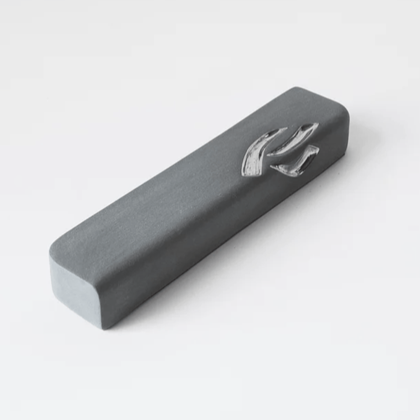 Medium Ceramic Mezuzah Case with Silver by Yahalomis、mySite、topwebapps