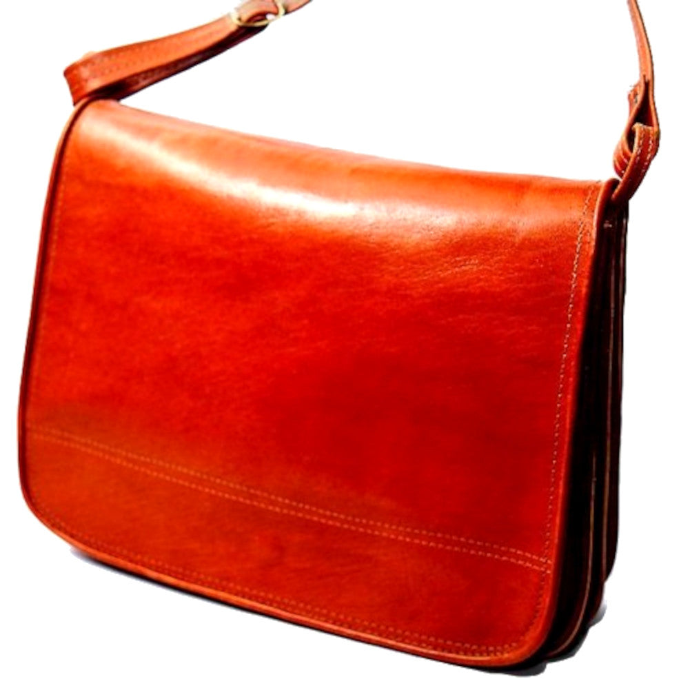 Holy Land Market Original Leather Business or Laptop Bag - (39x30x8 cm OR 15x12x3 inches)、mySite、topwebapps