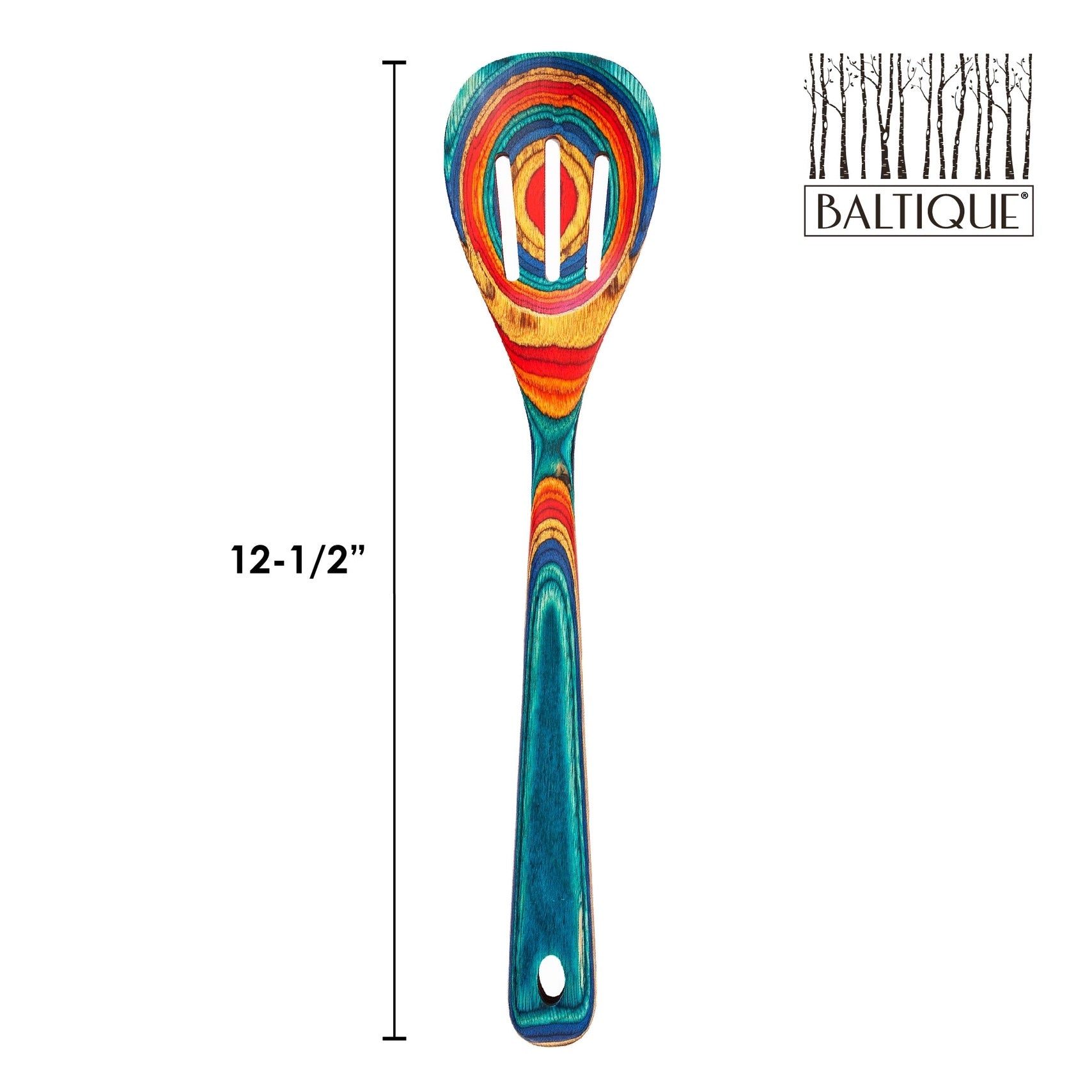 Baltique® Marrakesh Collection Notched Cooking Spoon、mySite、g9winljtr