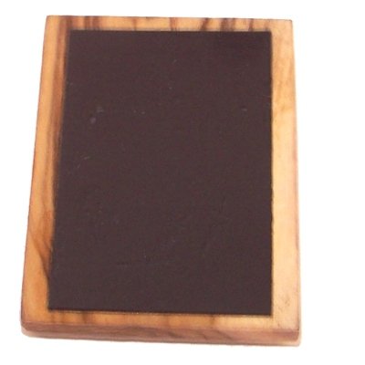  Holy Land Market Russian Cross Magnet II - Olive wood (6x4 cm or 2.4x1.6 inches) - with Mother of Pearls inlay/Certificate included、mySite、elrpsem3k