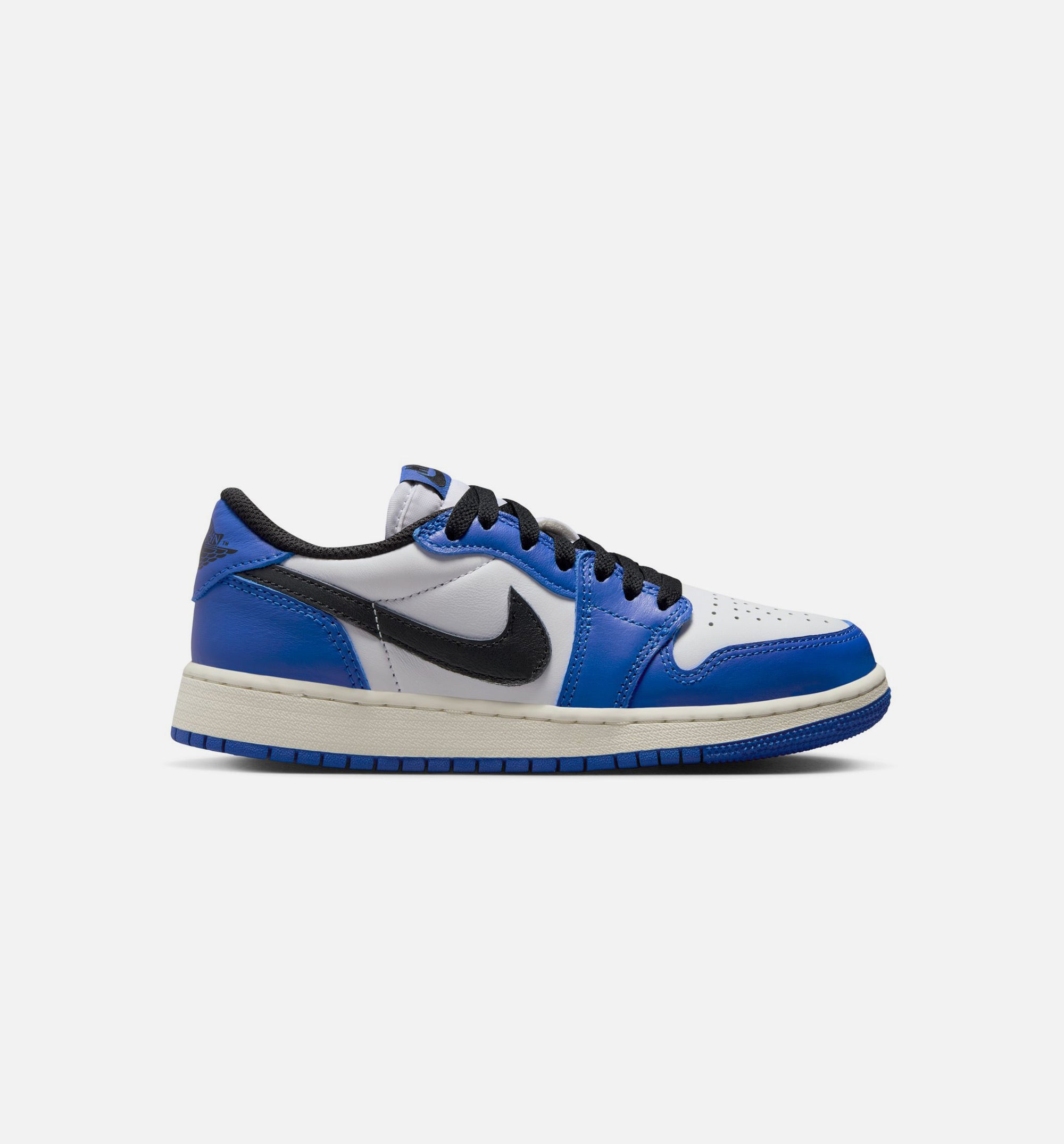 Air Jordan 1 Low Game Royal Grade School Lifestyle Shoe - White/Game Royal/Sail/Black、mySite、dreamappss