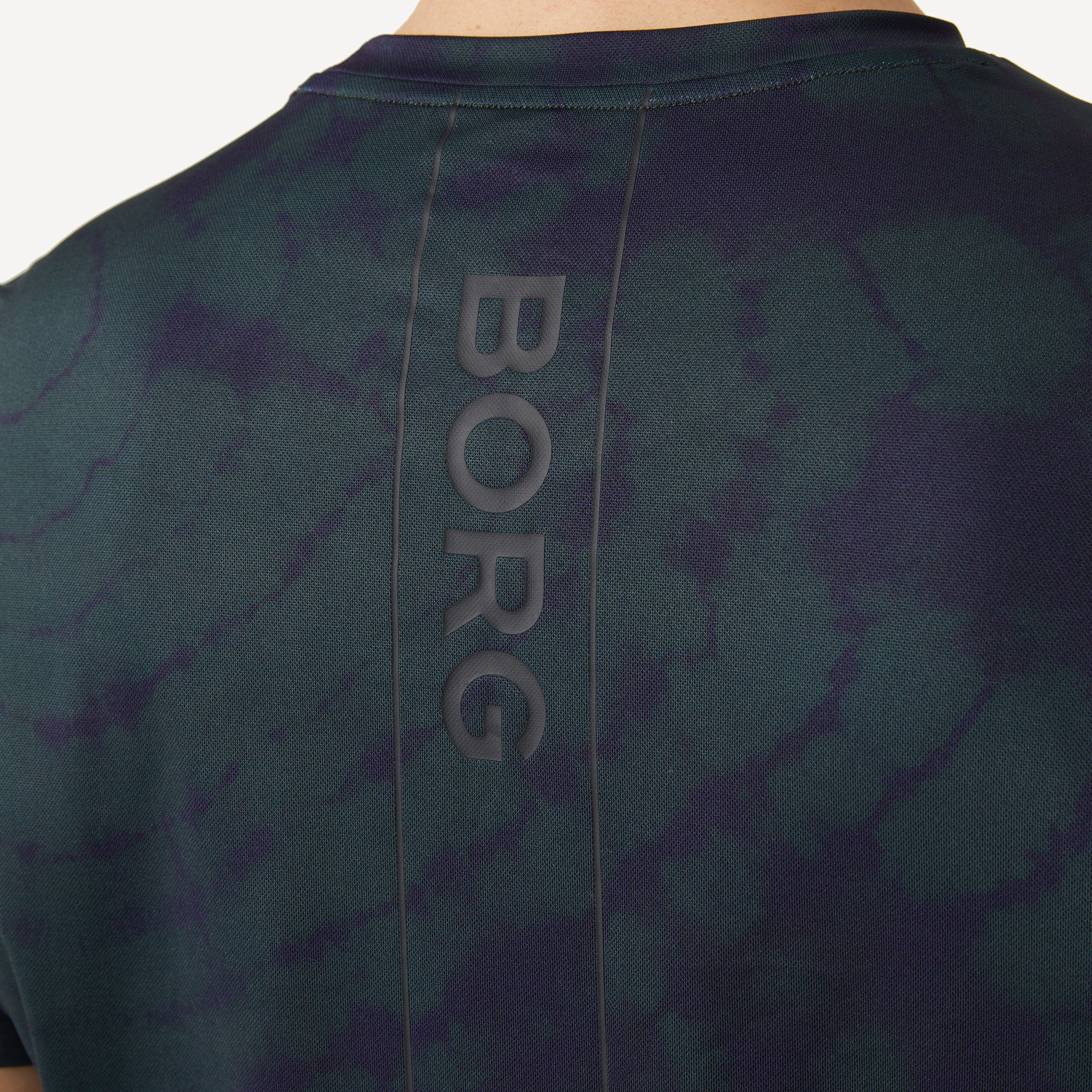 Bj枚rn Borg Ace Men's Tie Dye Tennis Shirt、mySite、neckold