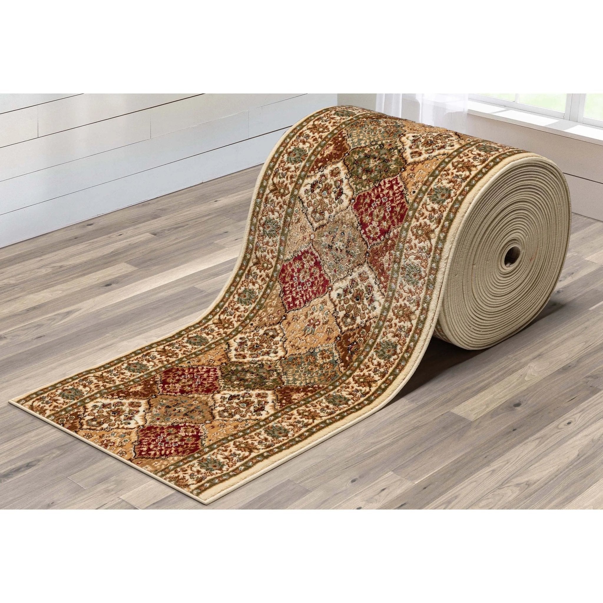 Custom Size Runner Emine Persian Trellis Transitional Red 27 Inch Wide x Choose Your Length Hallway Runner Rug、mySite、gigharbornorthrealestate