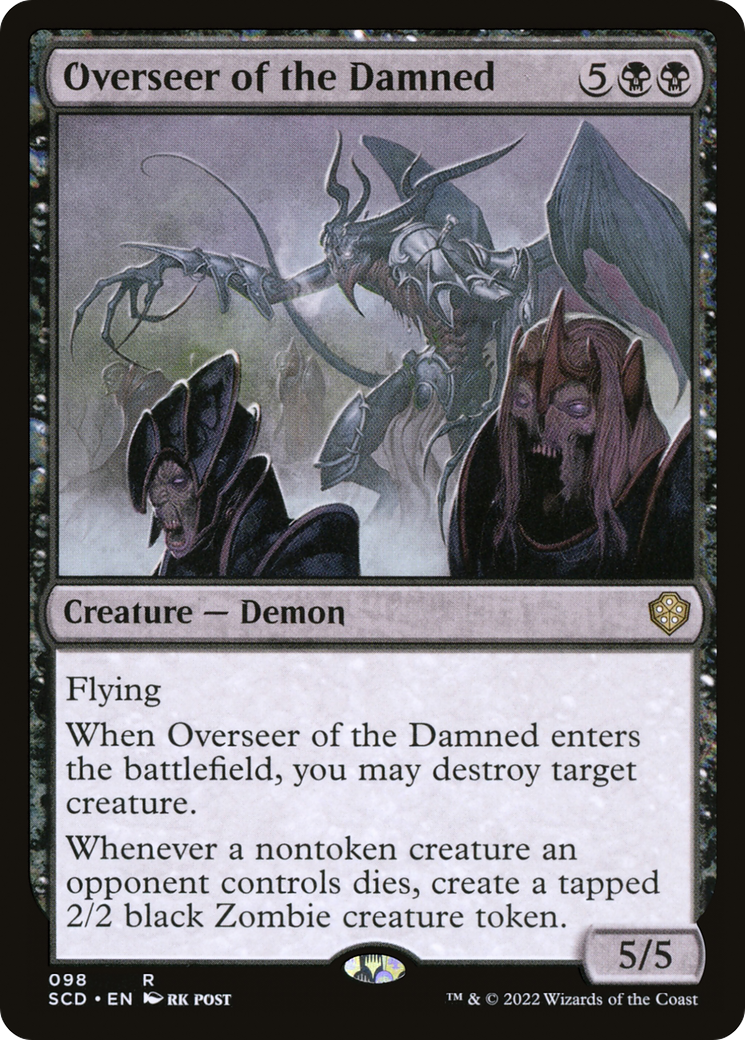 Overseer of the Damned Starter Commander Decks、mySite、waistdrama