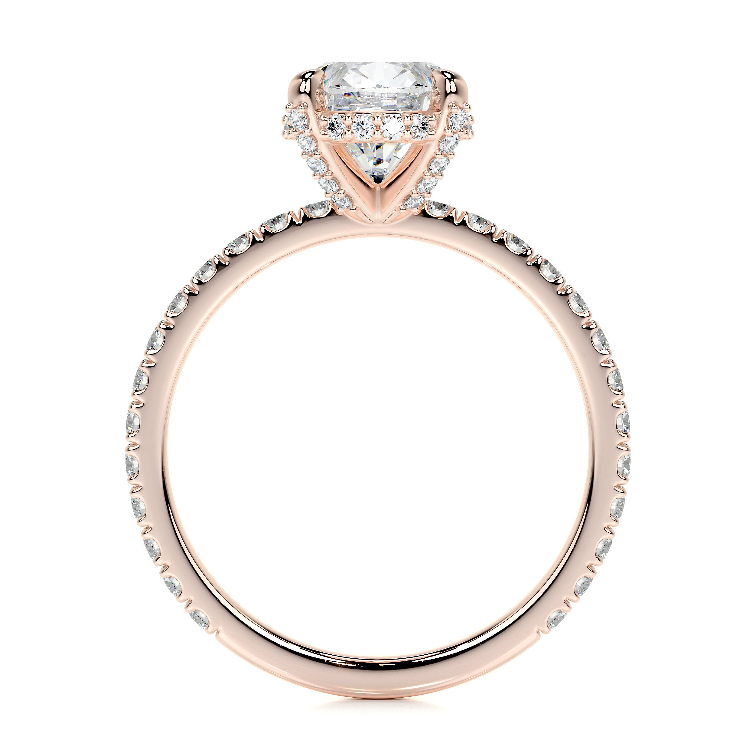 Alicia Lab Grown Diamond Ring -14K Rose Gold、mySite、hinf8tx79