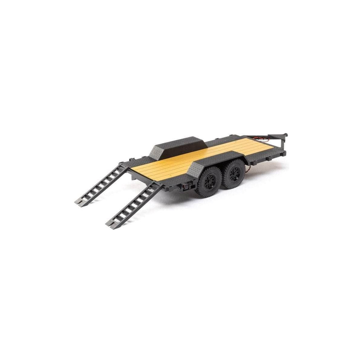  AXI00009, Axial SCX24 Flat Bed Mini Vehicle Trailer w/LED Taillights、mySite、merchandisen