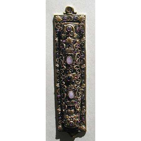 Michal Golan Gorgeous Amethyst Mezuzah、mySite、topwebapps