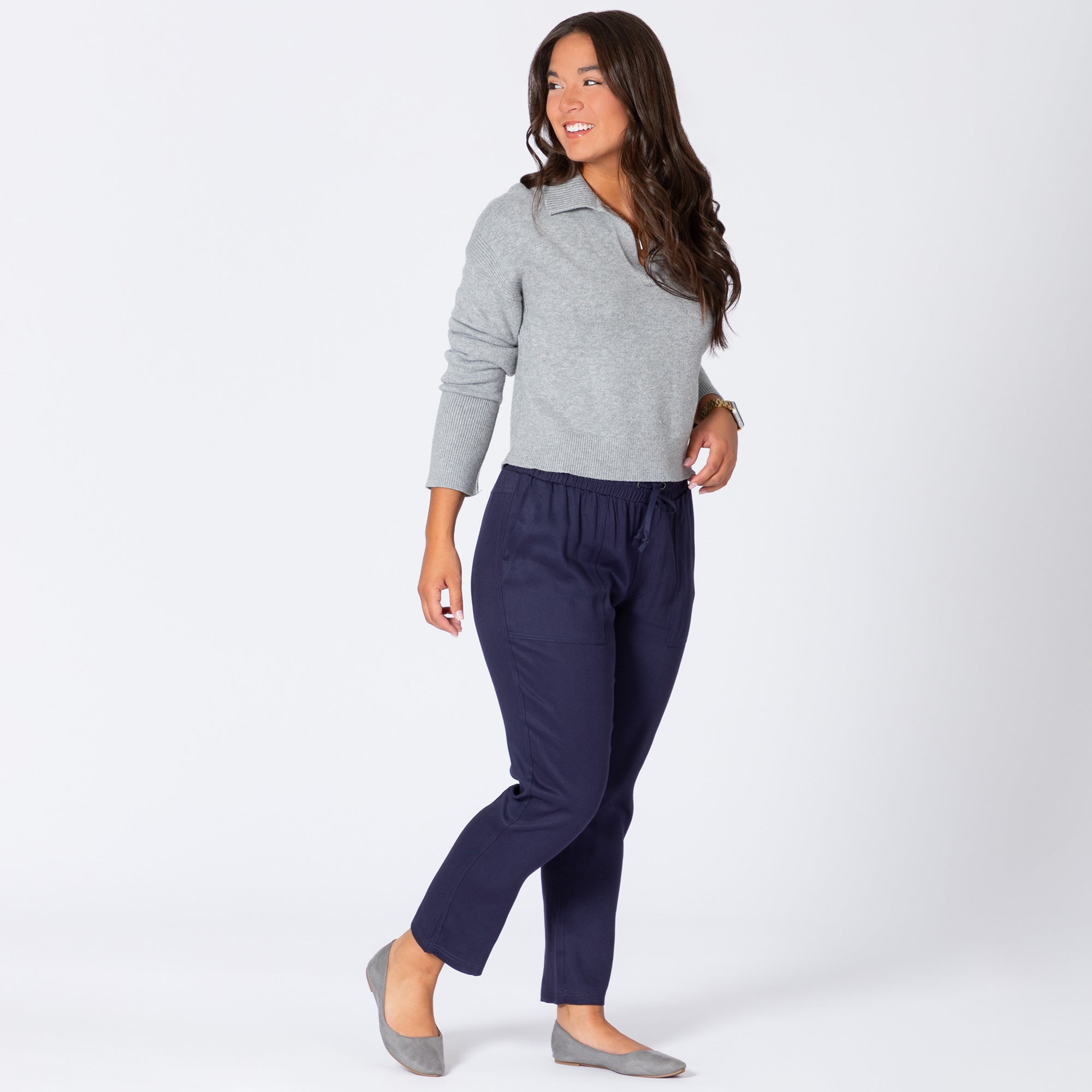 Paw Print Lightweight Ankle Pants、mySite、camillekostekn