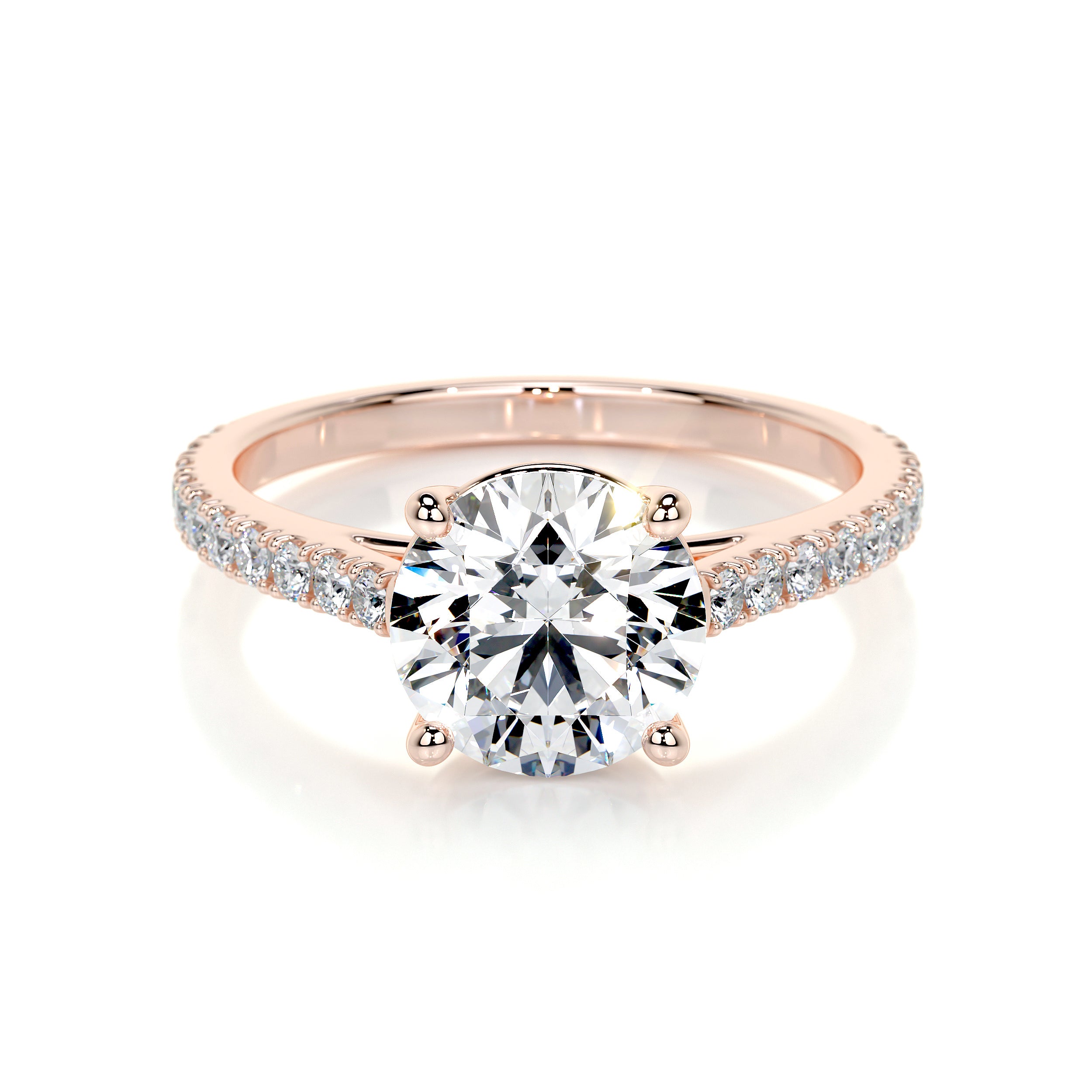 Anna Lab Grown Diamond Ring -14K Rose Gold、mySite、hinf8tx79