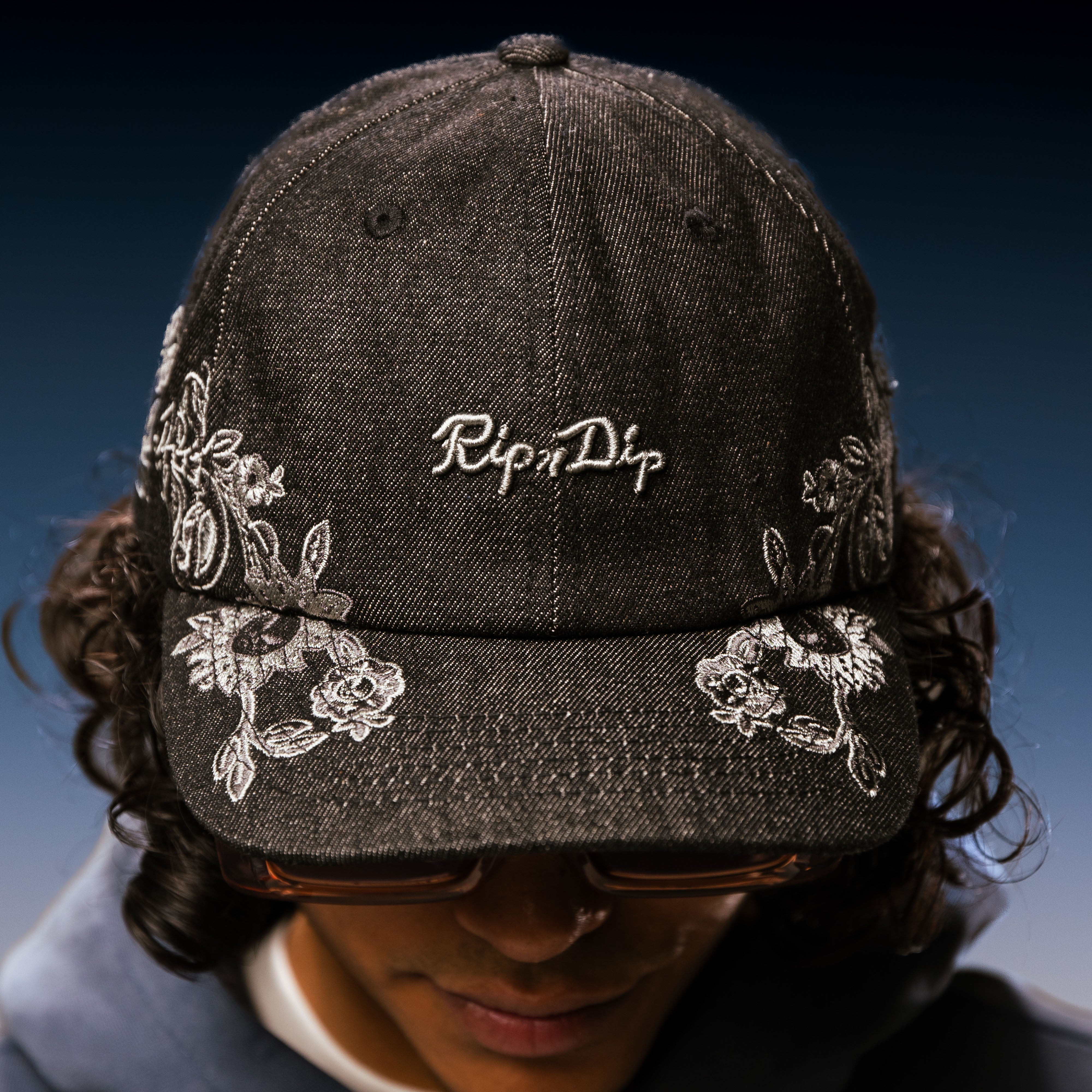  Space Garden Dad Hat (Black Vintage Wash)、mySite、merchandisen