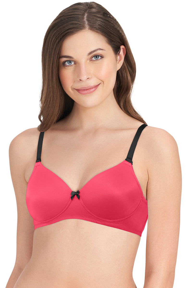  Smooth Dreams Padded Non-wired T-shirt Bra - Cerise、mySite、justintrudeaud