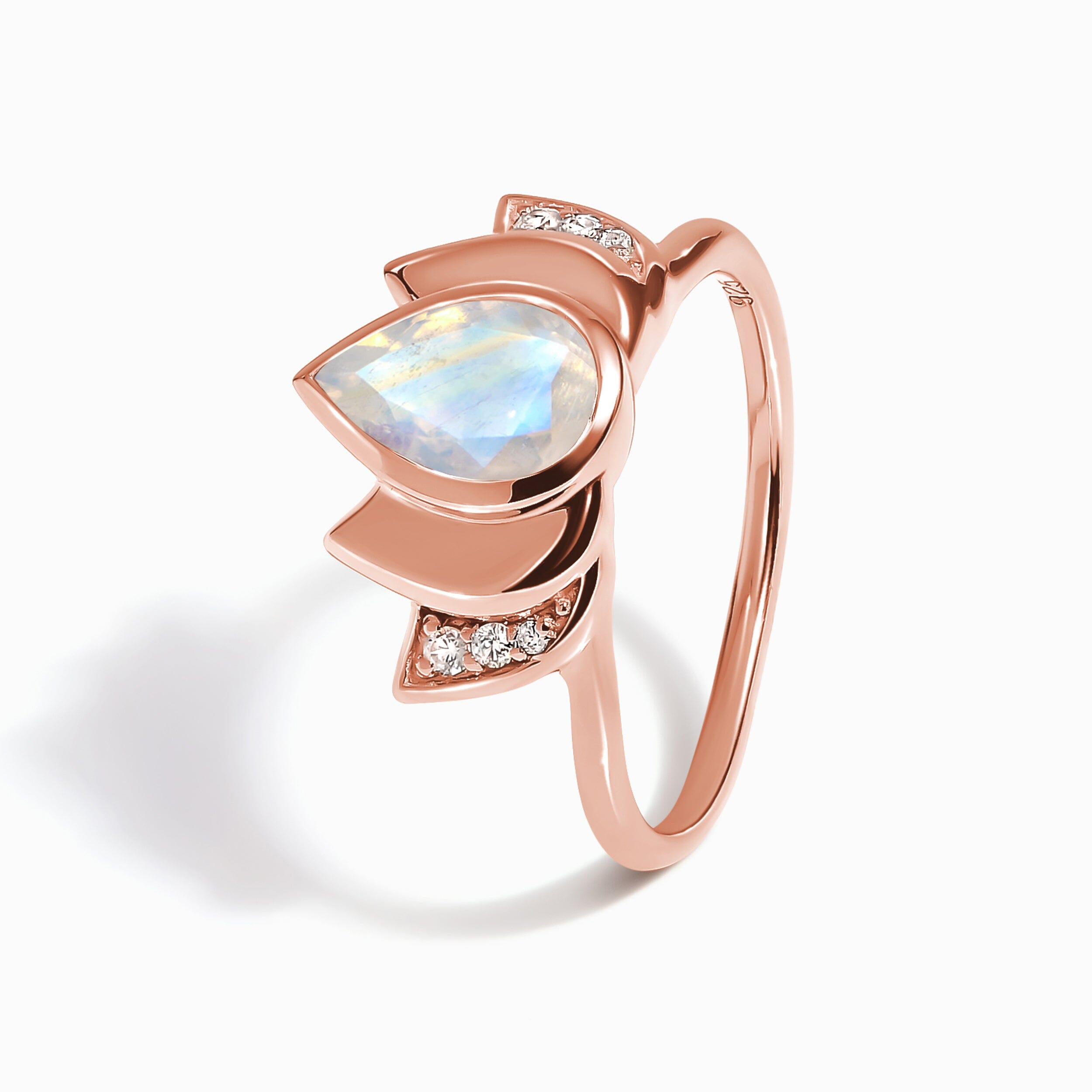 Moonstone Ring - Divine Lotus、mySite、hinf8tx79