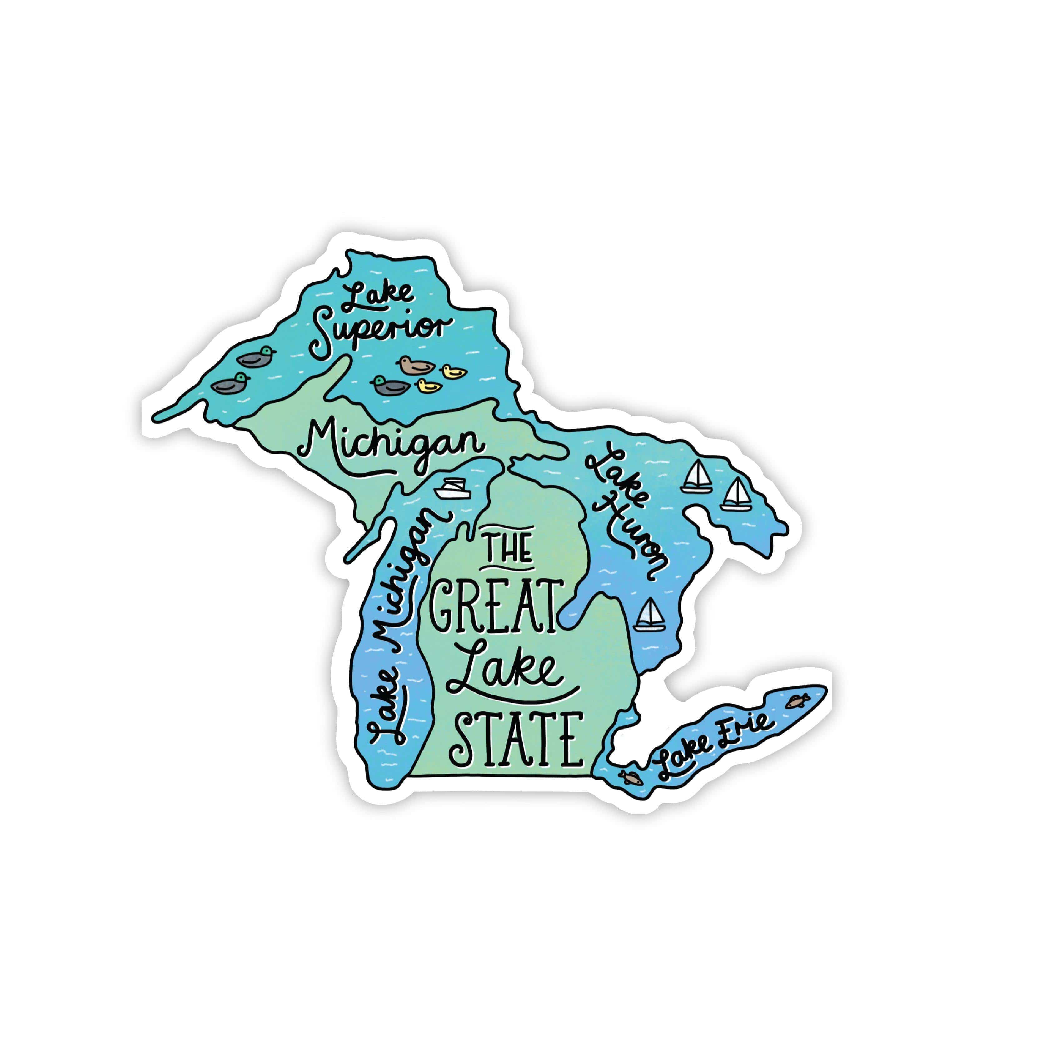  the great lake state sticker、mySite、elrpsem3k