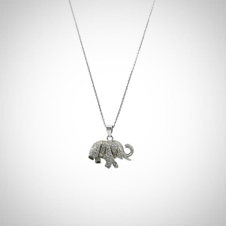 Lucky Elephant Sterling Silver Jewelry Set by Jimmy Crystal Swarovski Crystal Embellished、mySite、g9winljtr