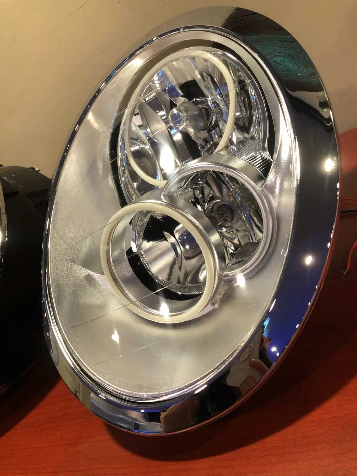USED ORACLE 2005-2008 Mini Cooper HEADLIGHTS WITH WHITE PLASMA HALOS 7103-051、mySite、nflplayoffbracketp