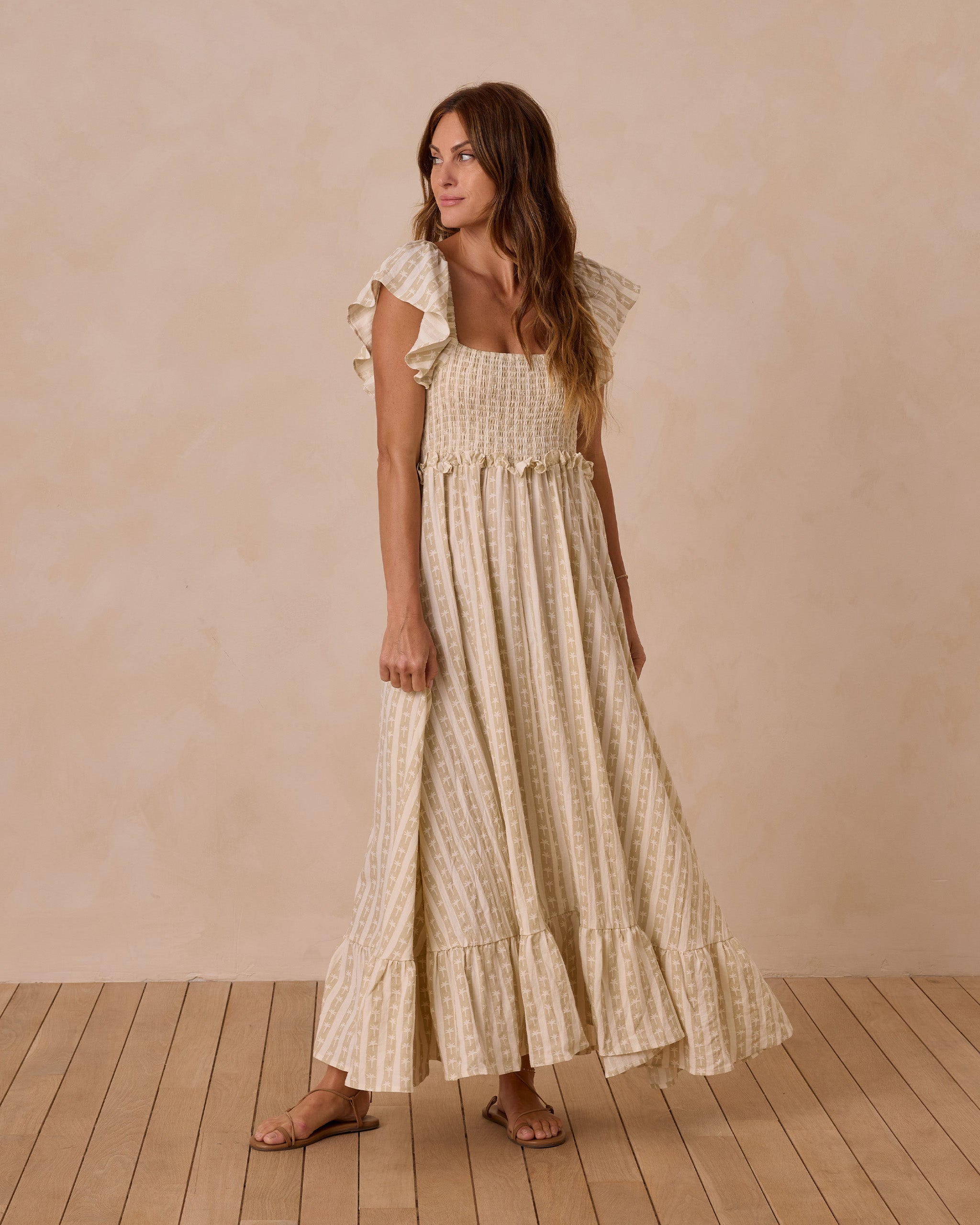  Francesca Dress | Palm Stripe、mySite、layawaytickets