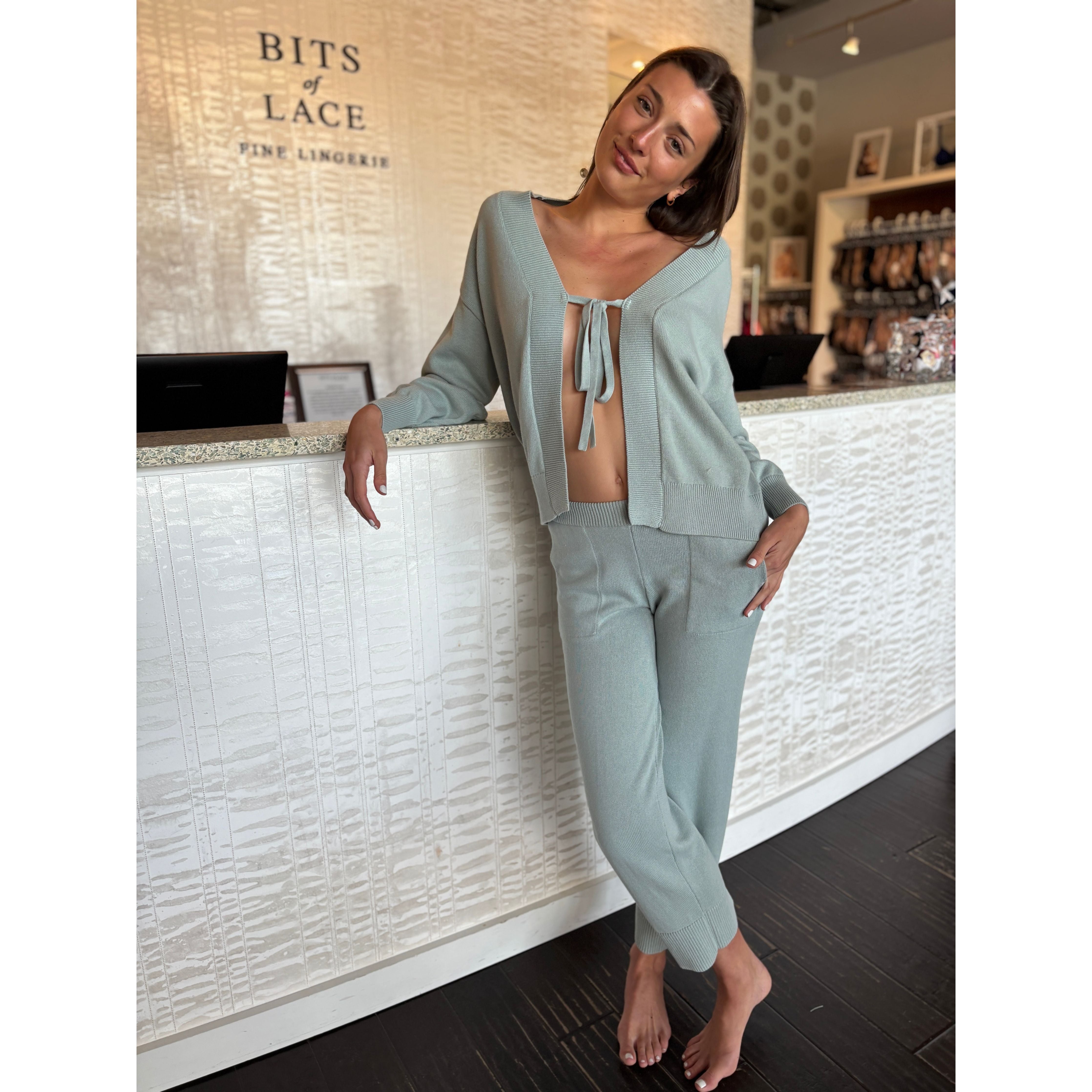  Free People Solar Sweater Set - Icy Lake、mySite、justintrudeaud