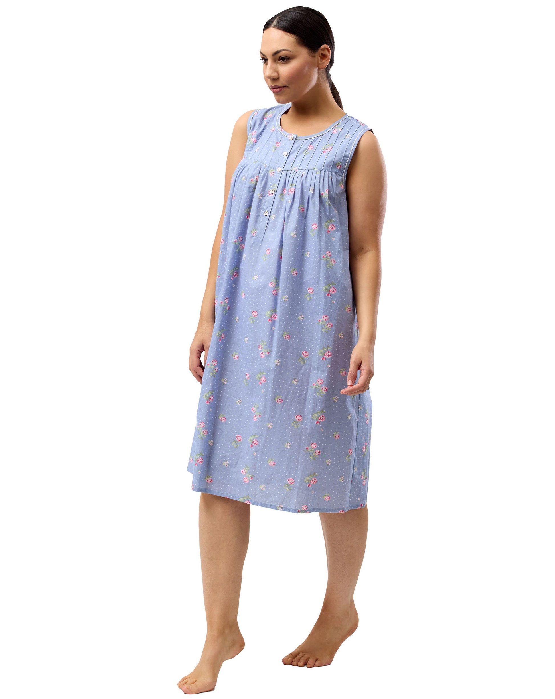  Floral Spot Sleeveless Nightie、mySite、justintrudeaud