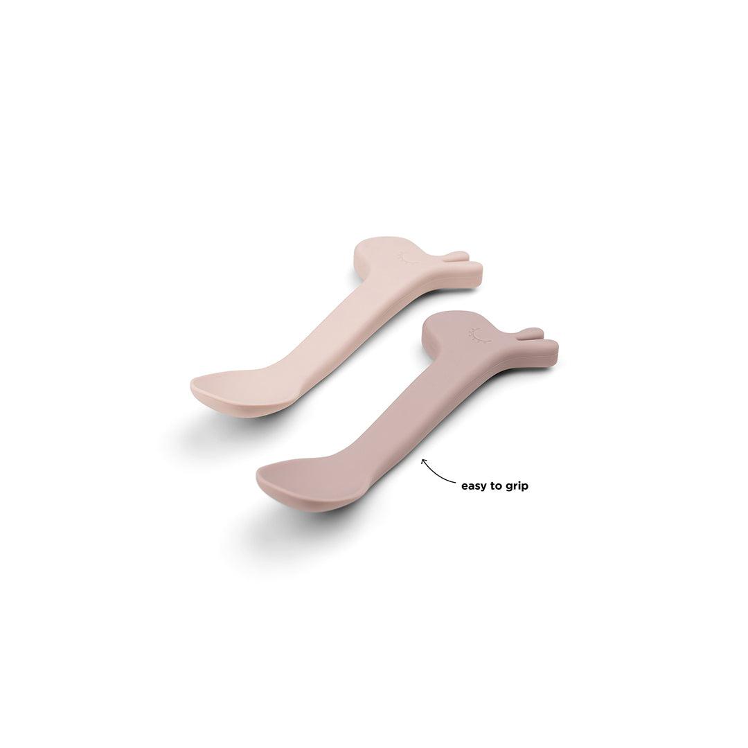  Done by Deer Silicone Spoon - 2 Pack - Powder - Lalee、mySite、merchandisen