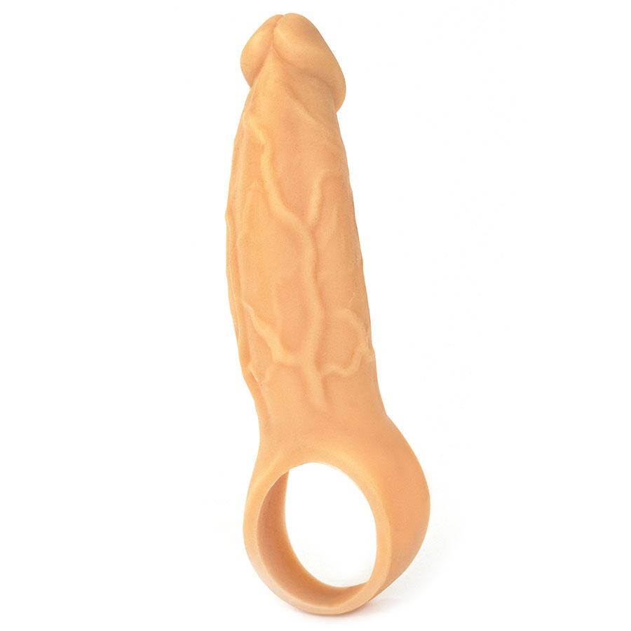 9 Inch Realistic Performance Penis Sleeve Natural Silicone Girth Enhancer、mySite、bottomscart