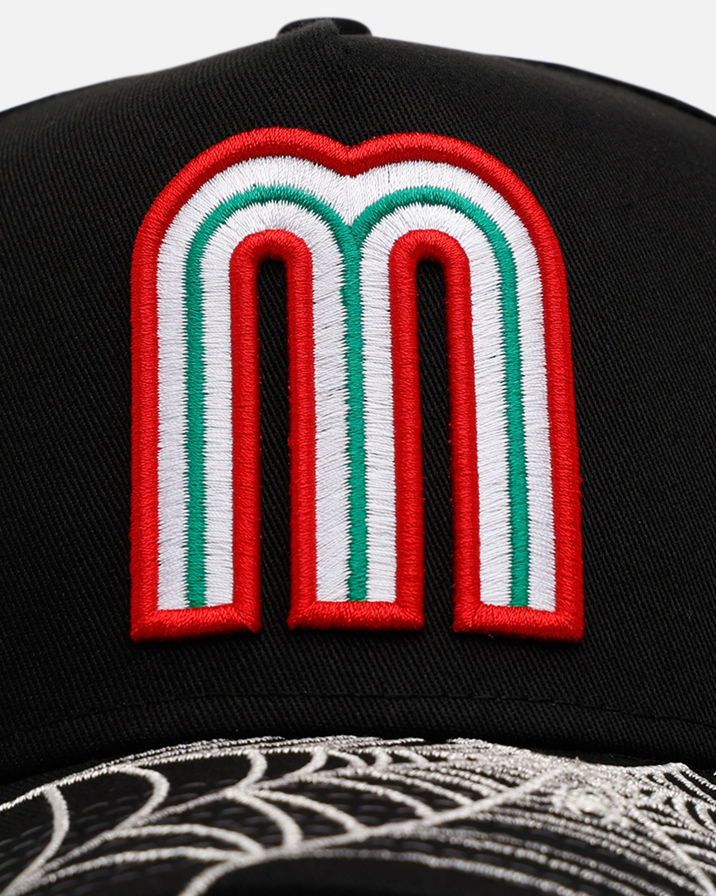 New Era Mexico National Baseball Team'Spider Web Visor' 9FORTY A-Frame Snapback Black、mySite、zt4zffjzw