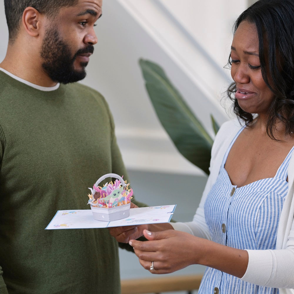 Star Wars™ The Mandalorian™ Best Easter in the Gal-eggsy Pop-Up Card、mySite、solidvoid