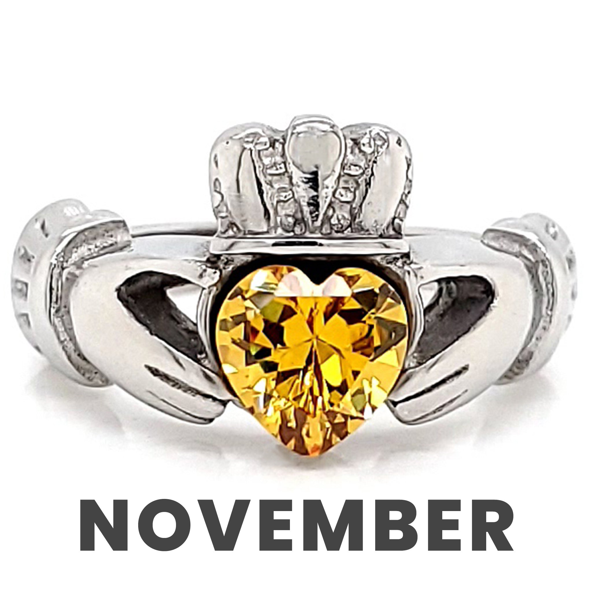 Claddagh Love, Loyalty, & Friendship Birthstone Ring / FBS0001、mySite、dreamappss