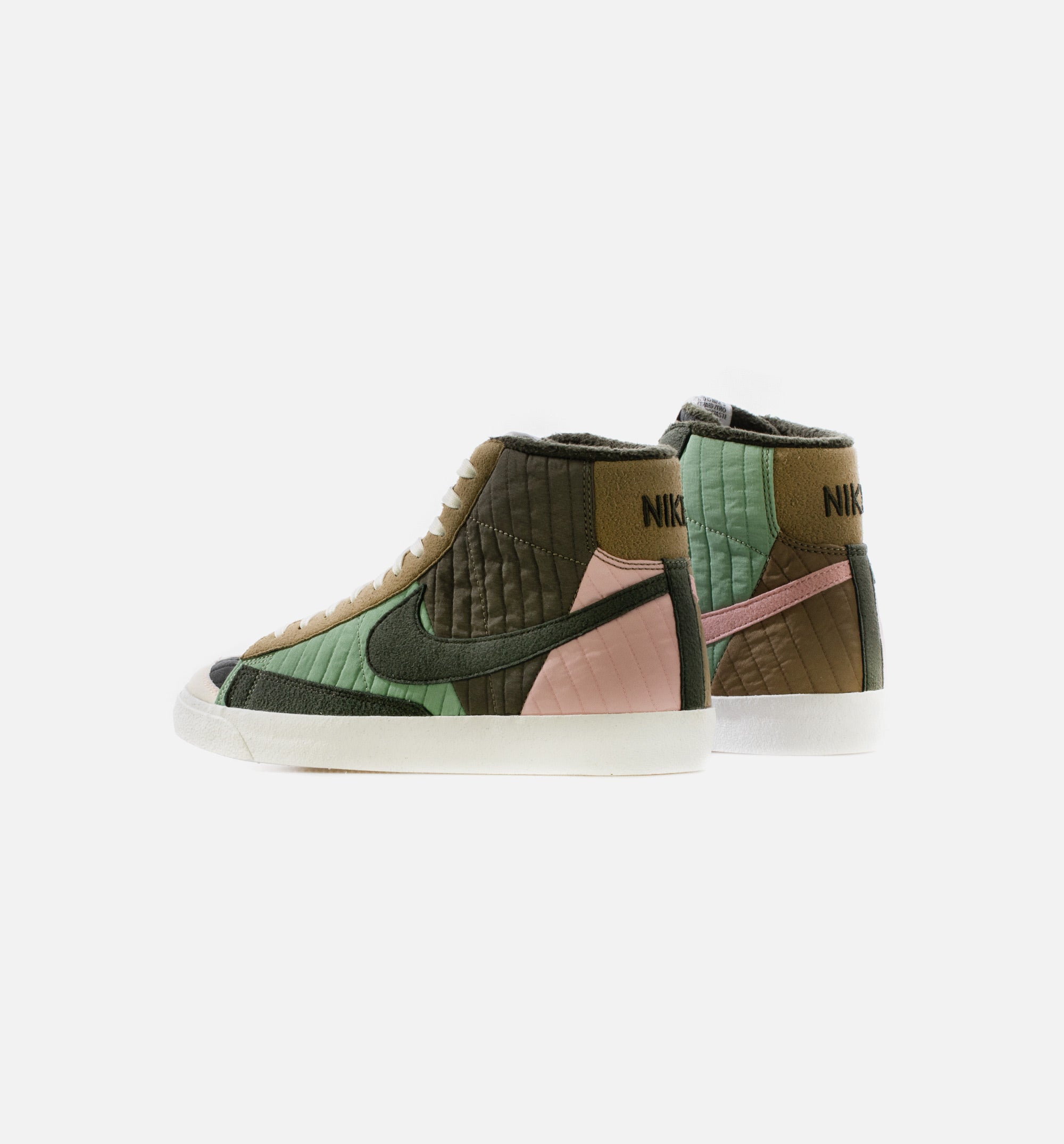 Blazer Mid '77 Sequoia Quilt Mens Lifestyle Shoe - Olive/Green/Pink、mySite、dreamappss