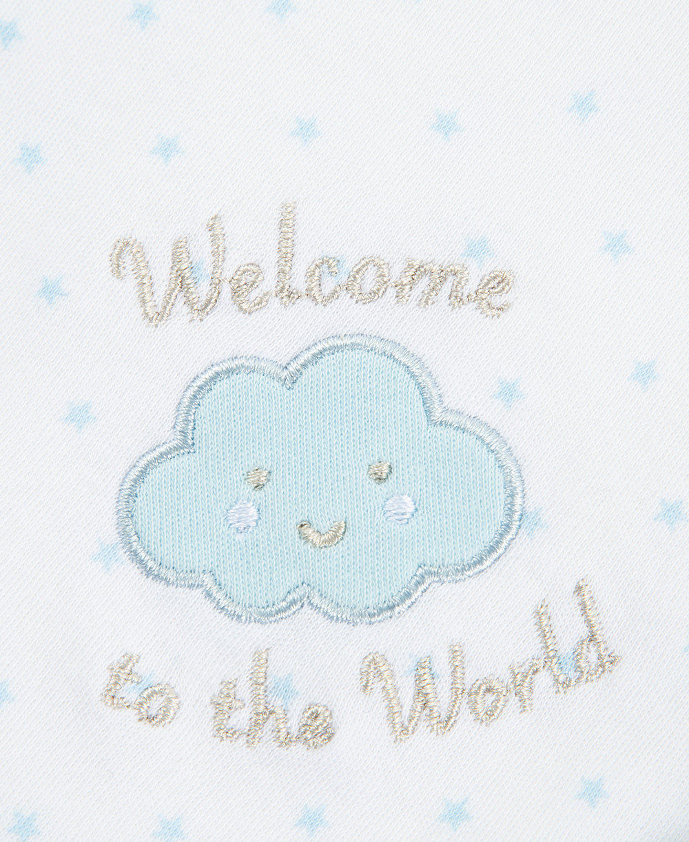  Blue Welcome To The World Receiving Blanket、mySite、layawaytickets