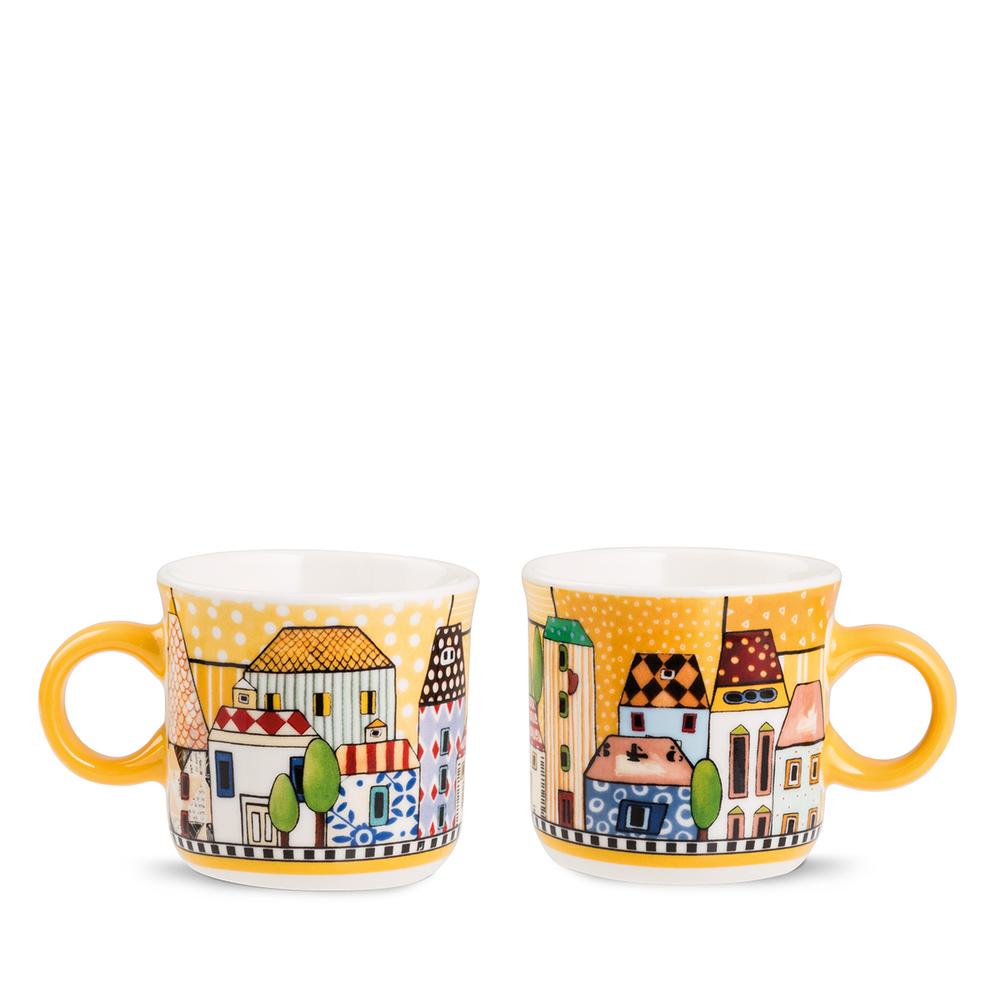 EGAN - Set 2 Minimug Paese Mio Giallo Ml. 80、mySite、fannypackpong