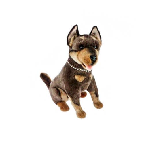 Realistic Stuffed Red and Tan Australian Kelpie Size 28cm/11、mySite、g9winljtr