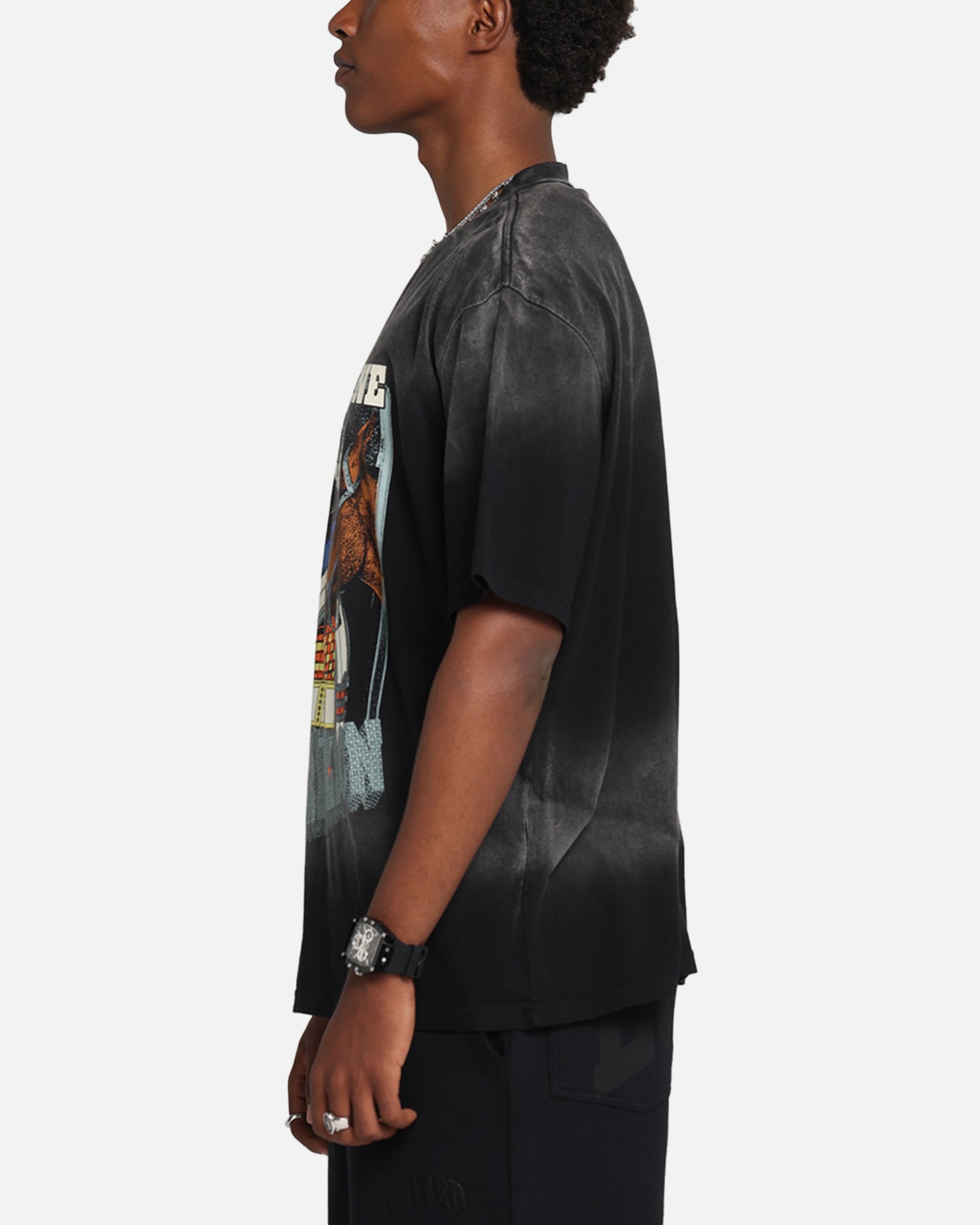 Post Malone F-1 Trillion Horse T-Shirt Black Wash、mySite、zt4zffjzw