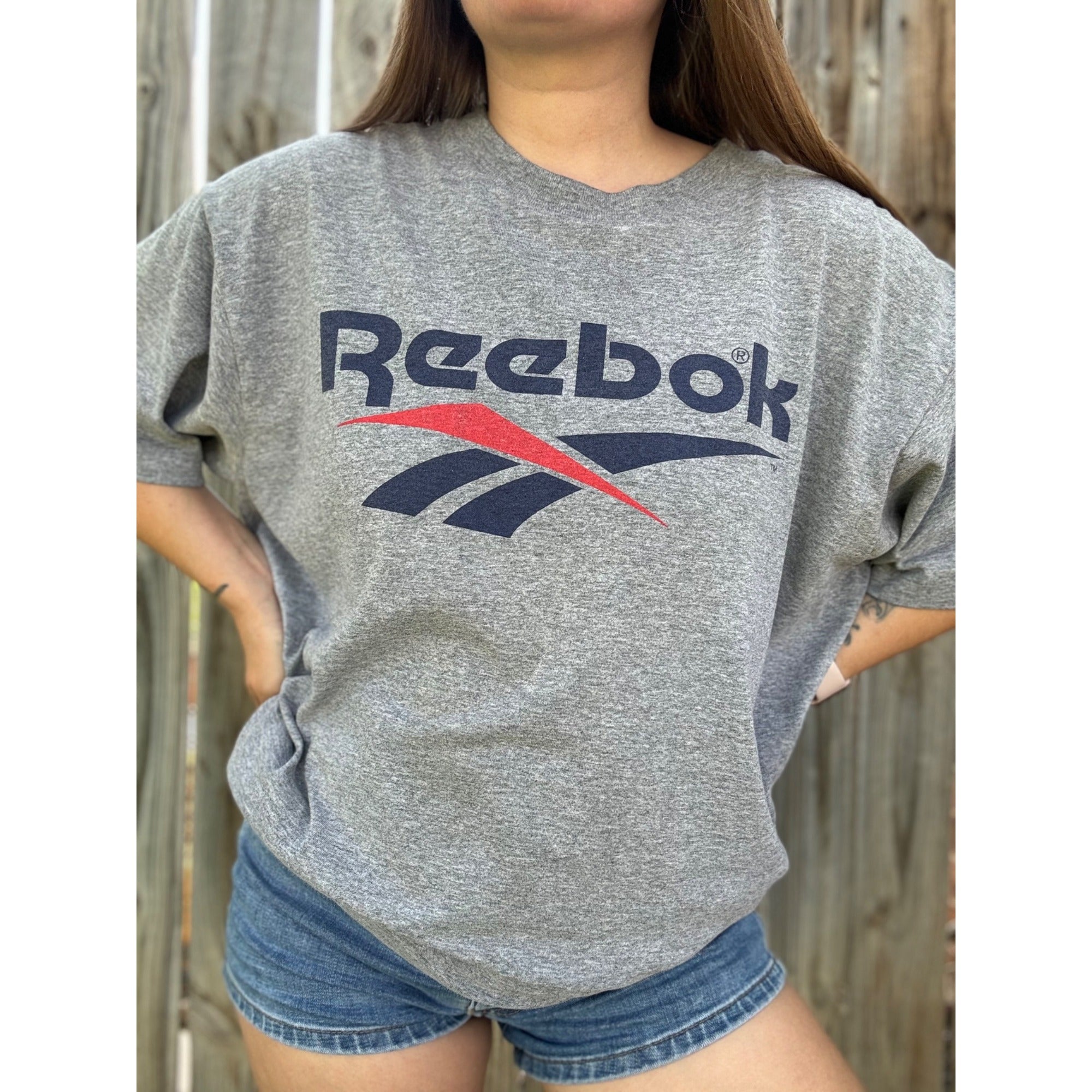 90's Reebok Single Stitch Graphic Tee T-Shirt XL、mySite、garagedoors4me