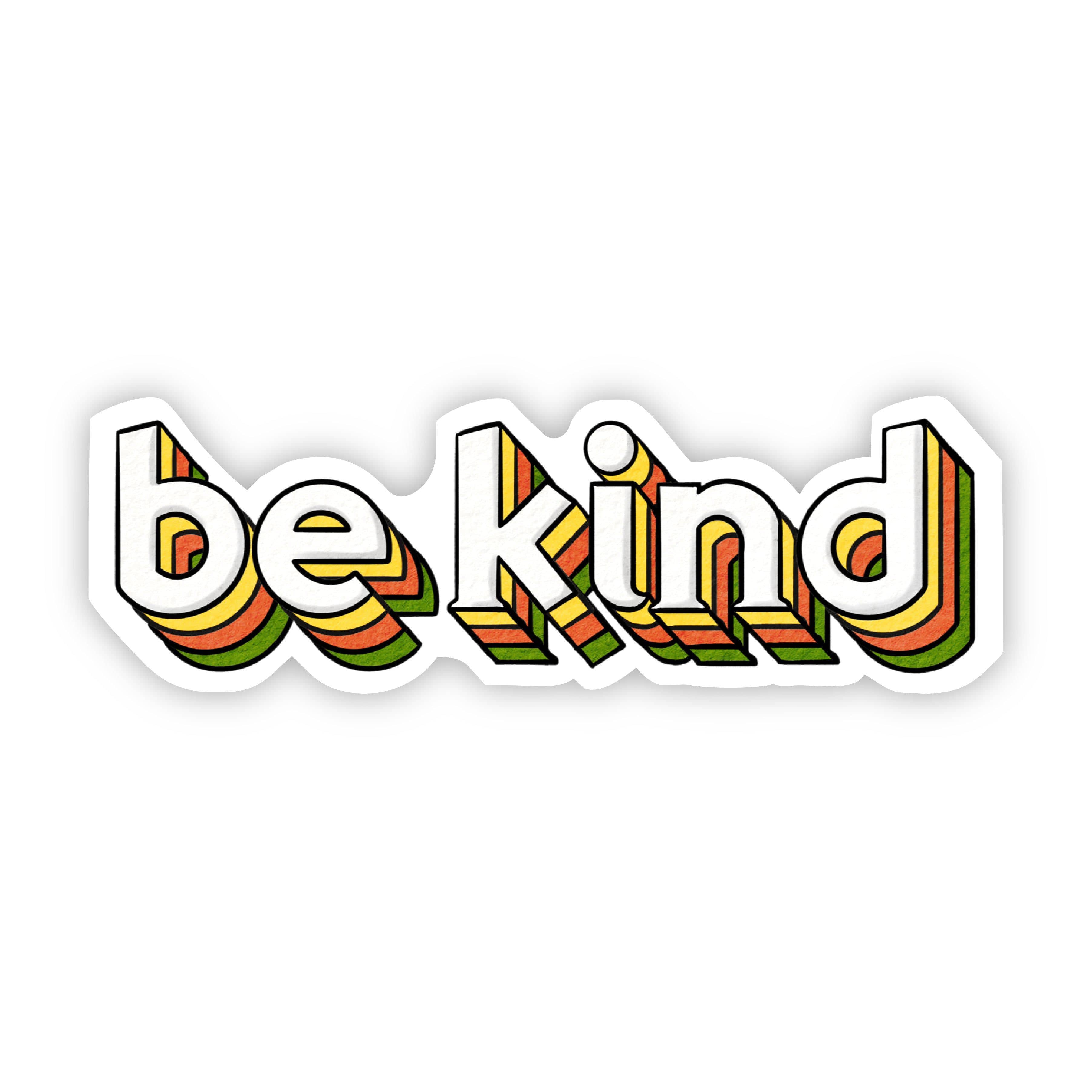  Be Kind Lettering Sticker、mySite、elrpsem3k