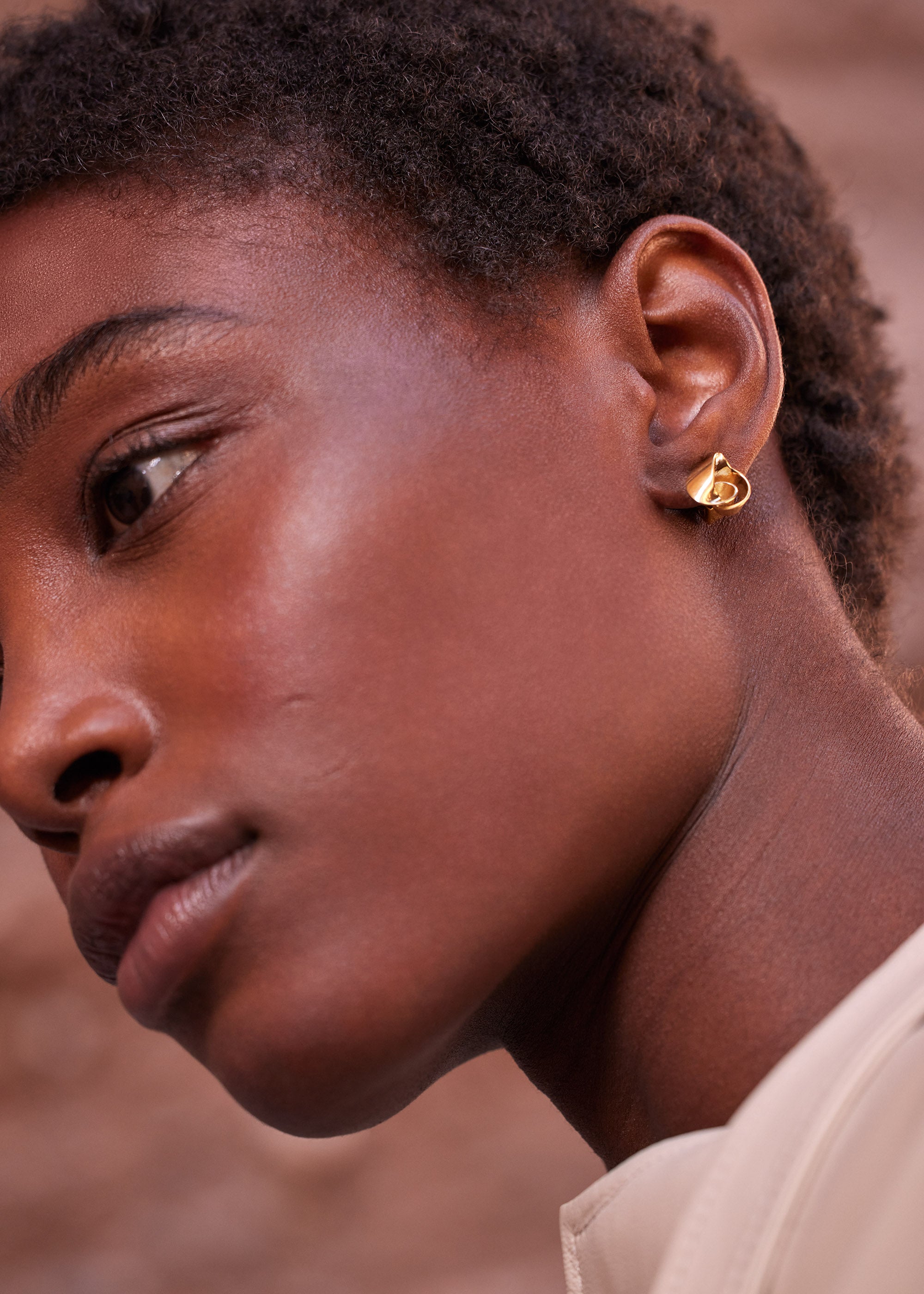 Puces d��oreilles ole - Dor茅e � l��or 24 carats、mySite、camillekostekn