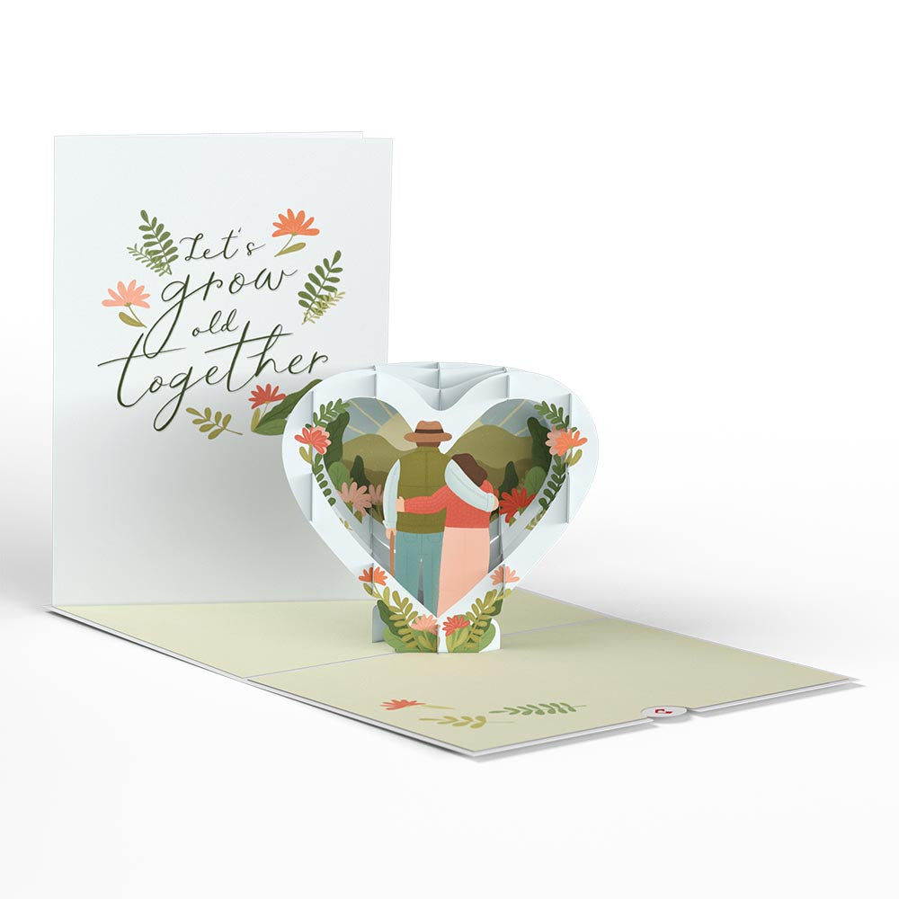 Let’s Grow Old Together Pop-Up Card、mySite、solidvoid