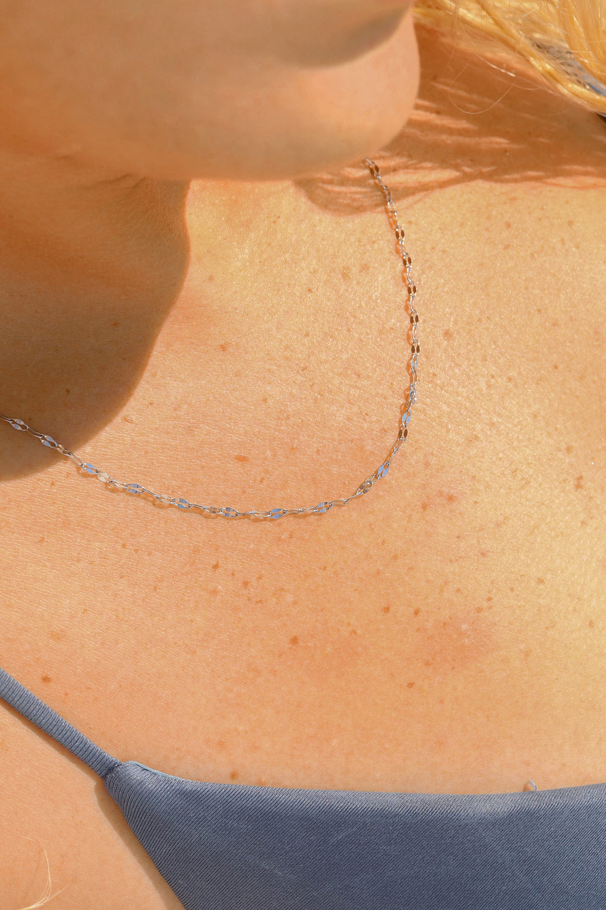 18K Gold PVD Stainless Steel Lip Chain Necklace / CHN9954、mySite、dreamappss